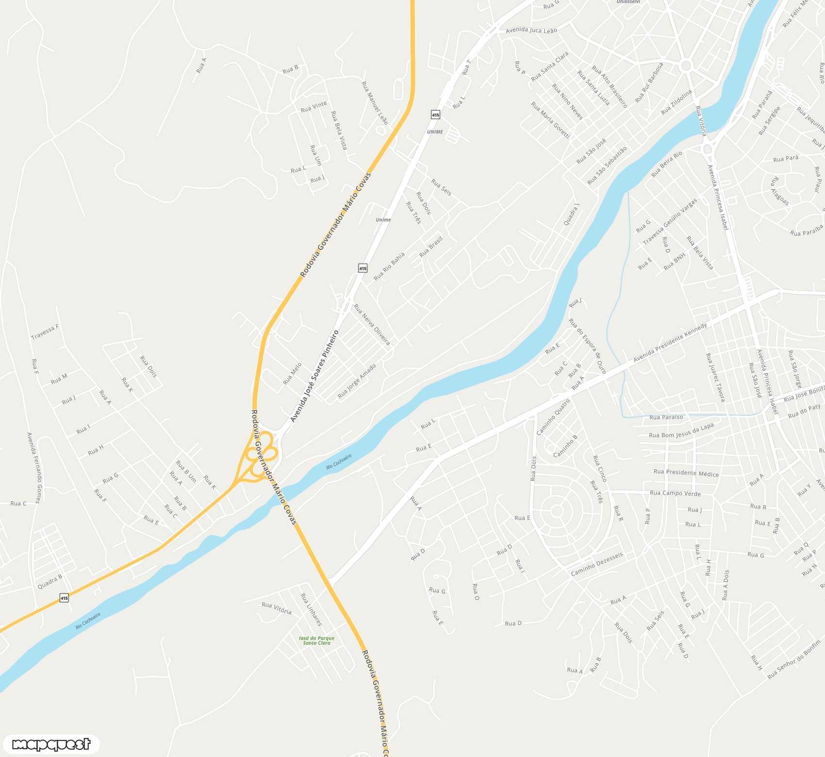 Carte de <span>Aérodrome de </span>Tertuliano Guedes de Pinho<span>(ITN)</span>