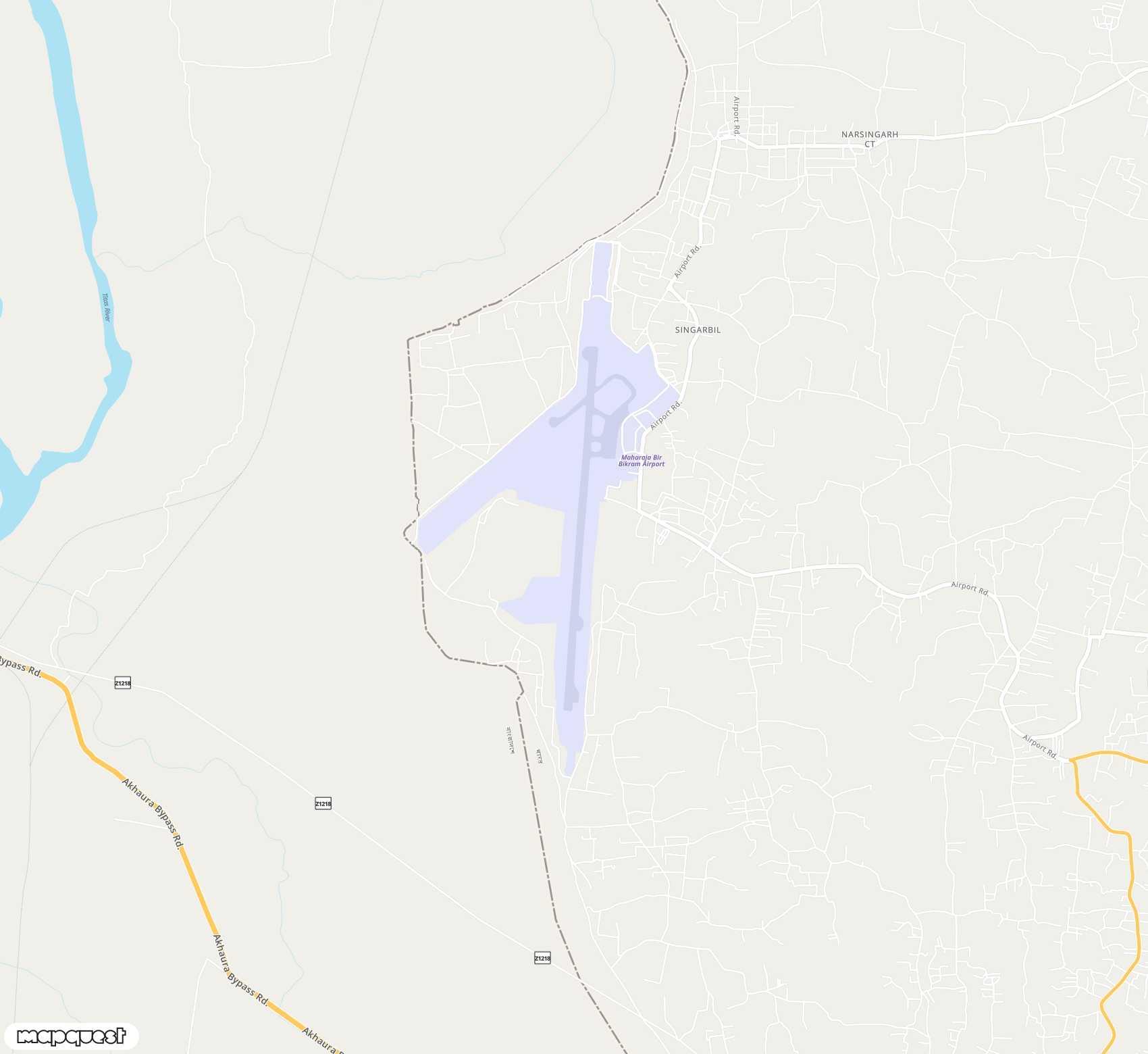 Carte de Agartala - Maharaja Bir Bikram <span>airport (IXA)</span>