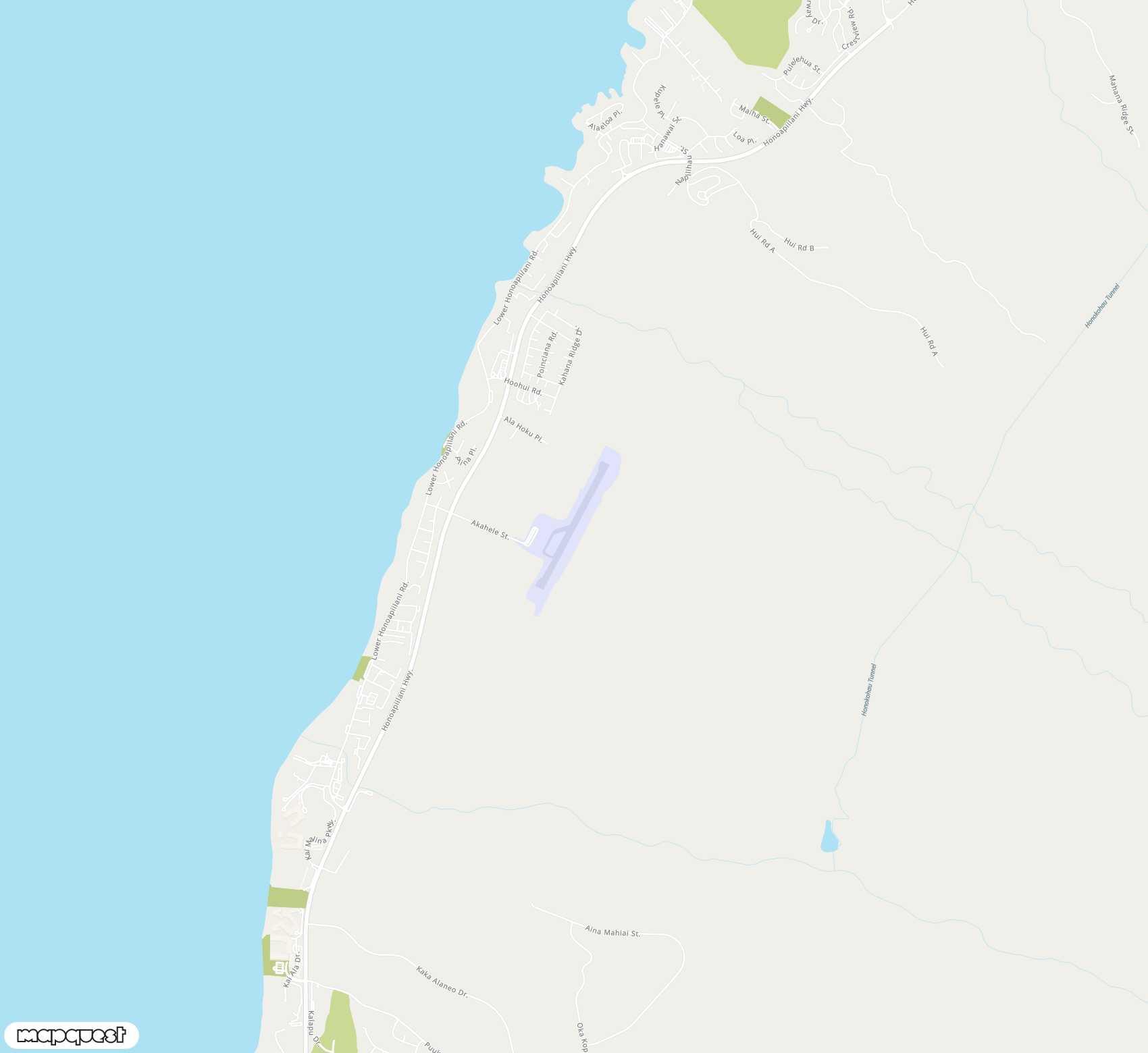 Carte de <span>Aéroport de </span>Kapalua<span>(JHM)</span>