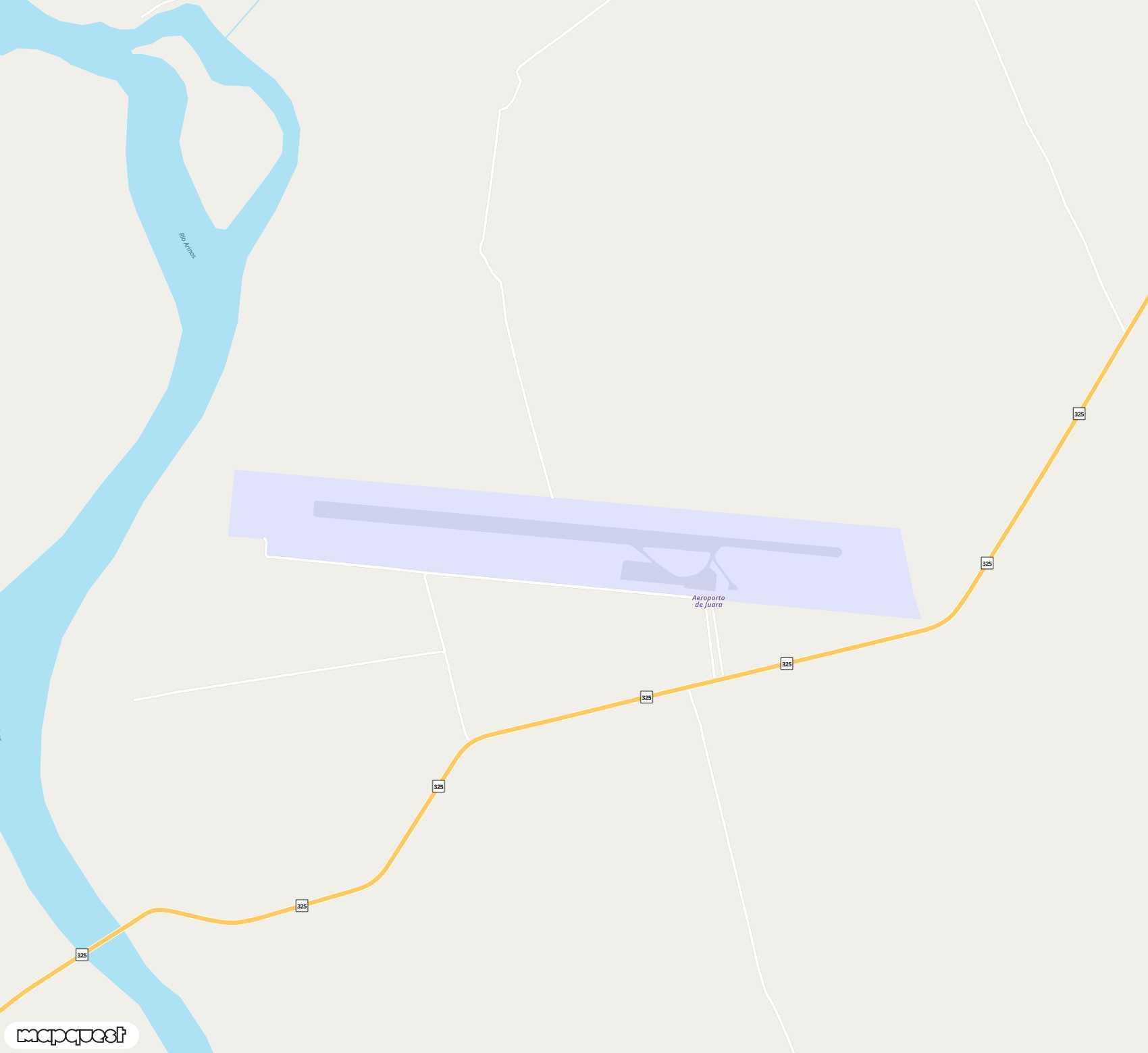 Carte de <span>Aérodrome de </span>Inácio Luís do Nascimento<span>(JUA)</span>