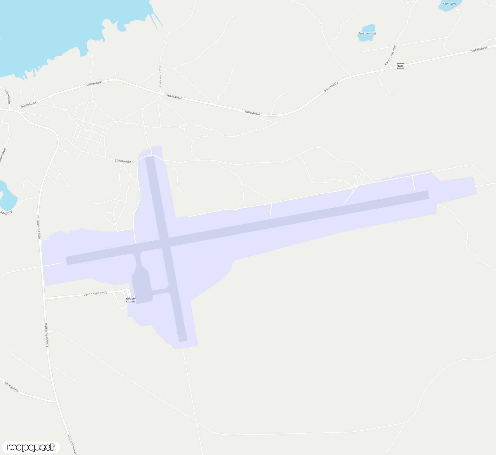 Carte de Kajaani <span>airport (KAJ)</span>