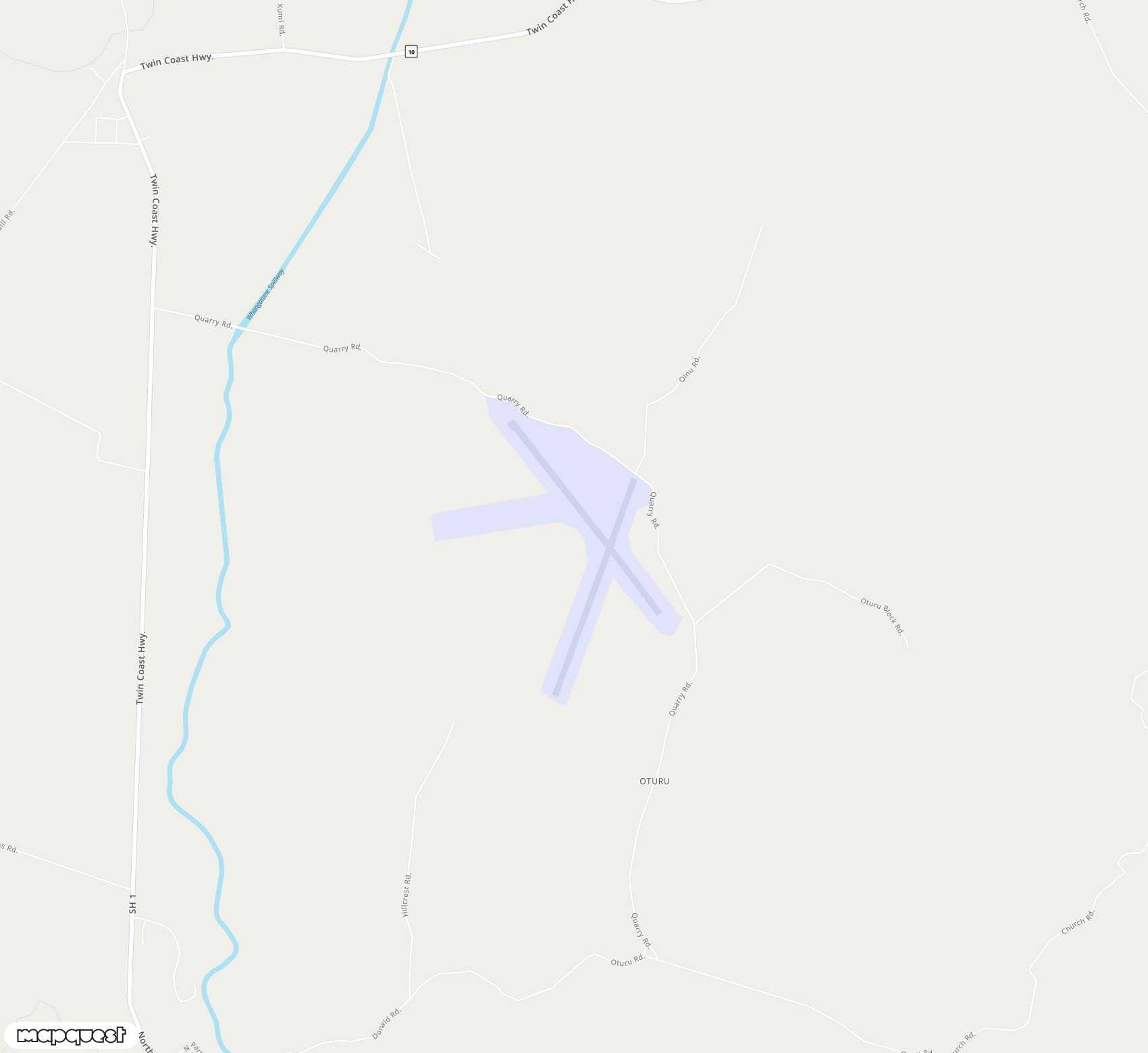 Carte de <span>Aéroport de </span>Kaitaia<span>(KAT)</span>