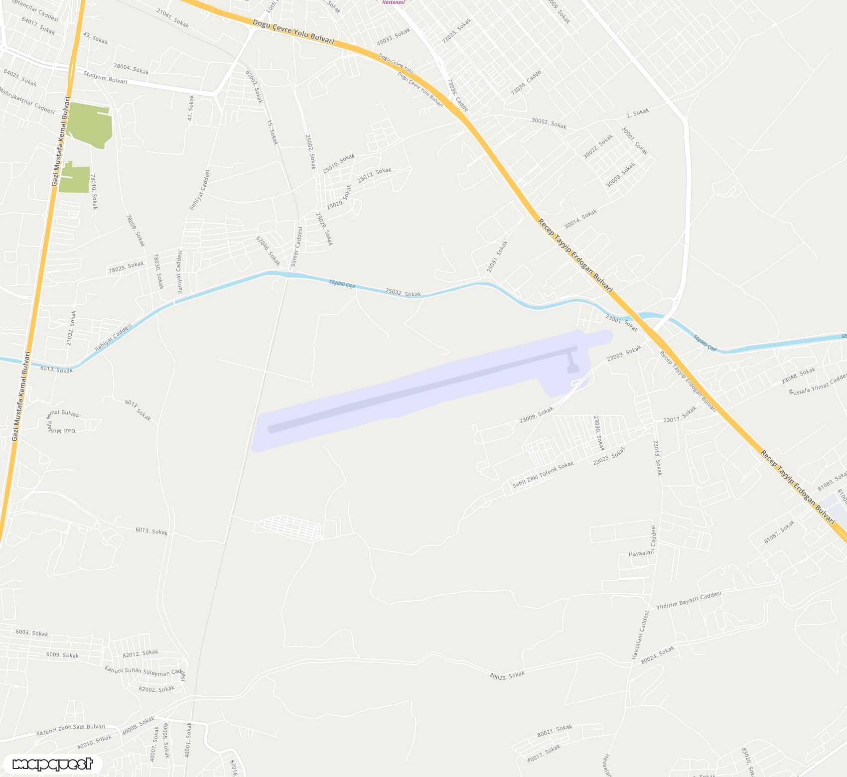 Carte de <span>Aéroport de </span>Kahramanmara?<span>(KCM)</span>