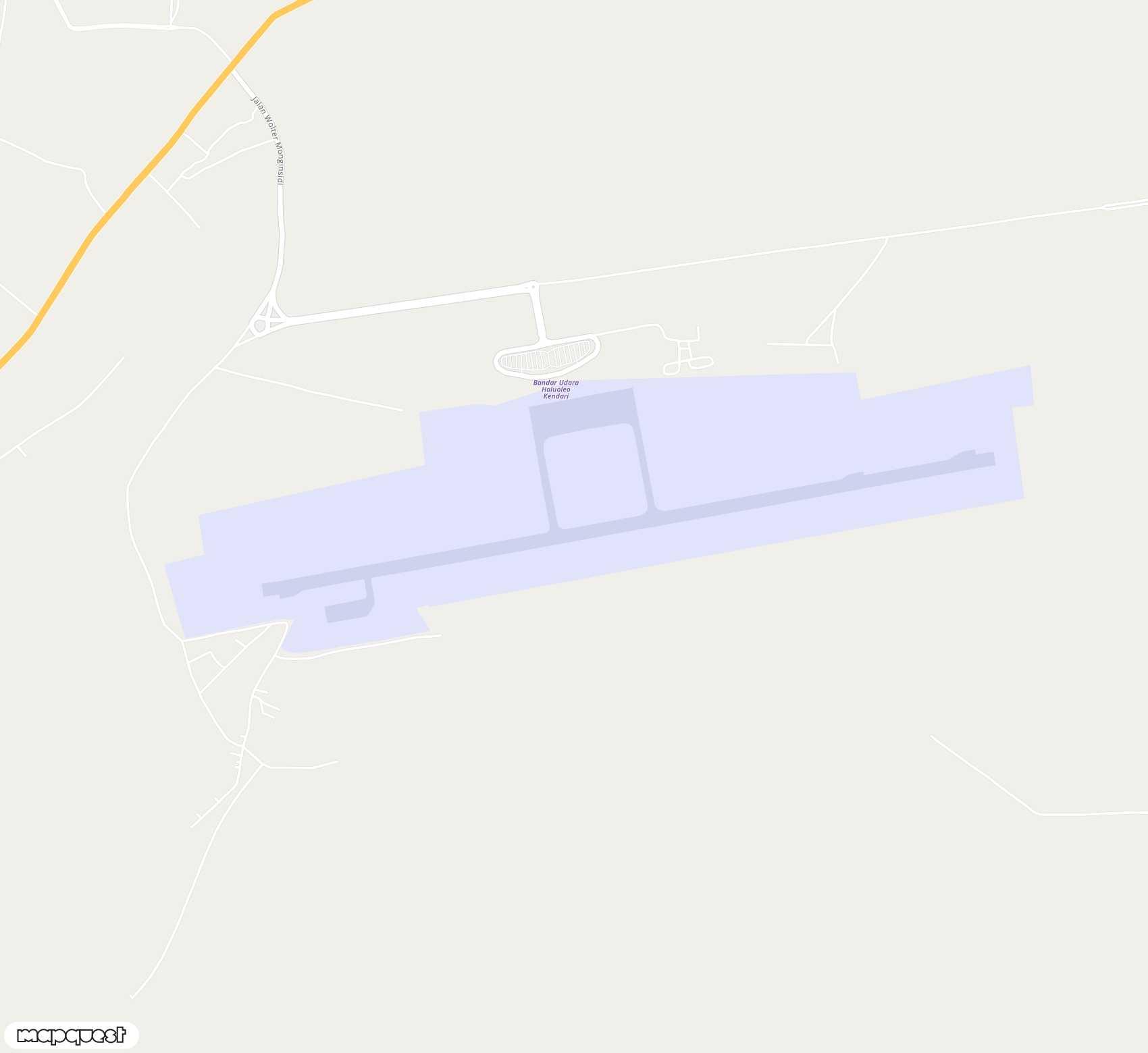 Carte de <span>Aérodrome de </span>Wolter Monginsidi<span>(KDI)</span>