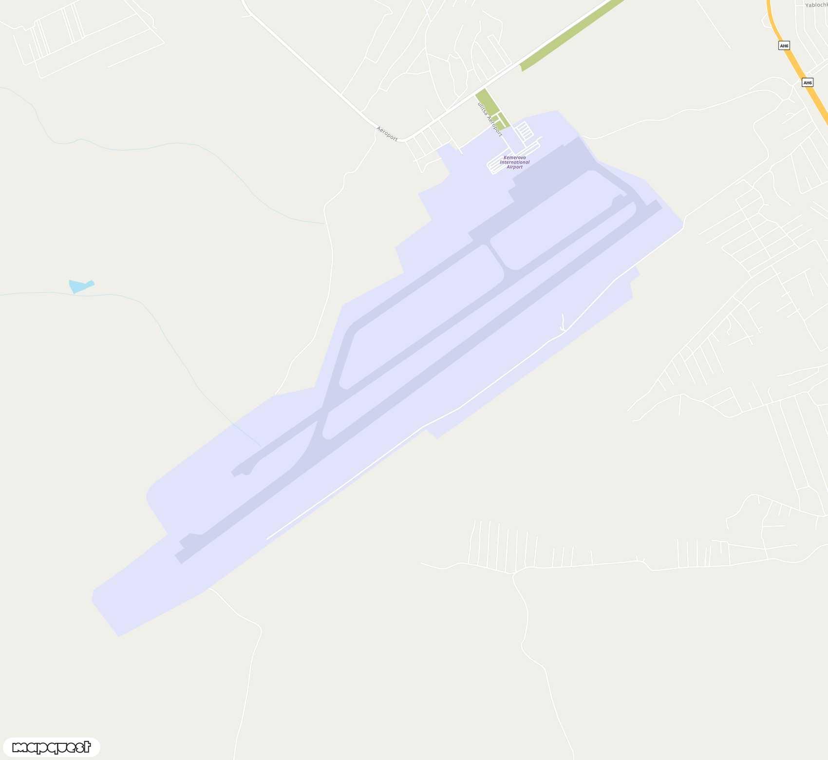 Carte de Kemerovo <span>airport (KEJ)</span>