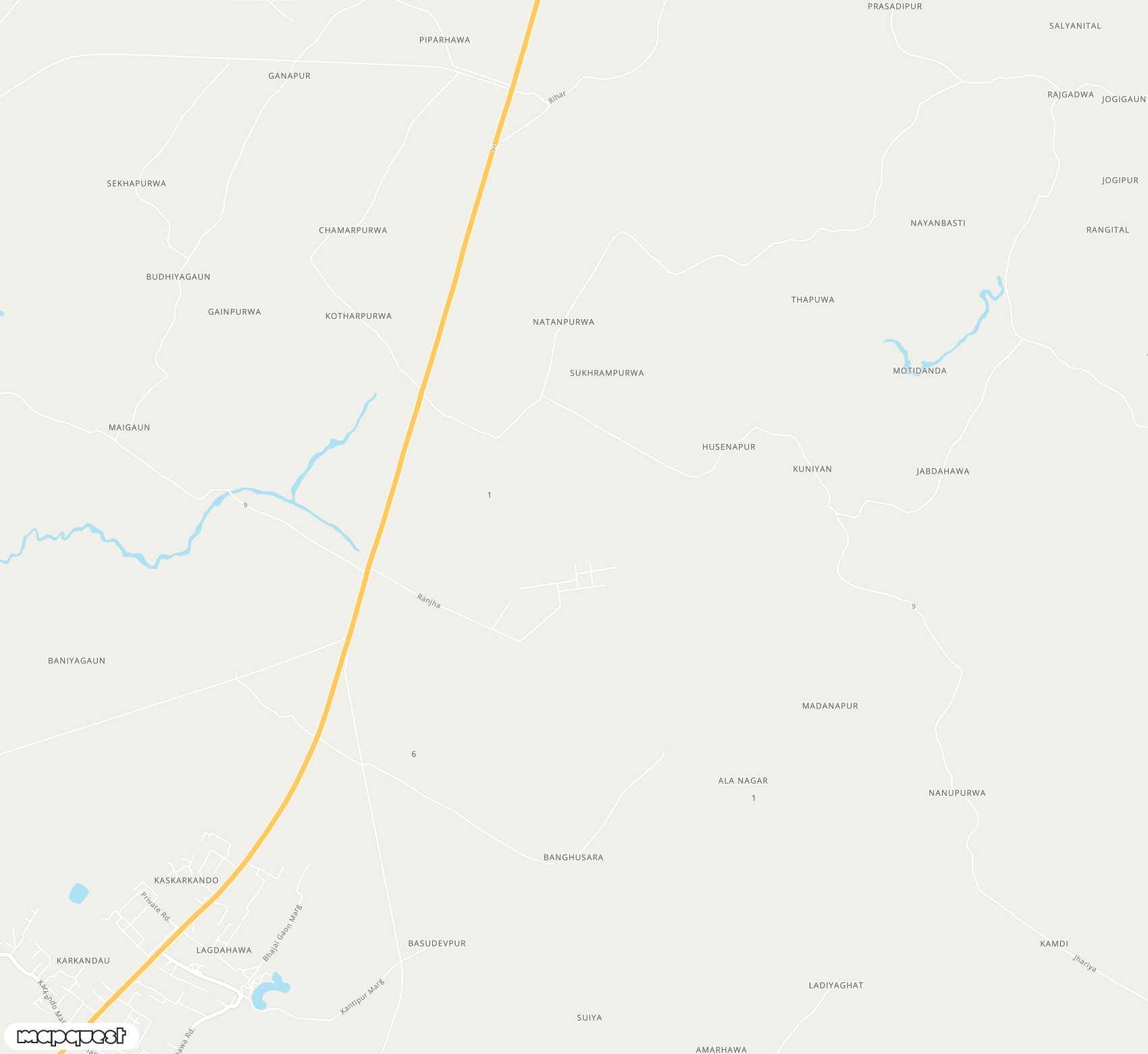 Carte de Nepalgunj <span>airport (KEP)</span>