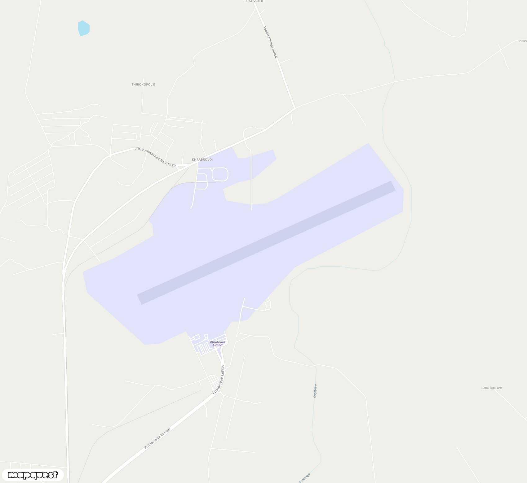 Carte de Khrabrovo <span>airport (KGD)</span>