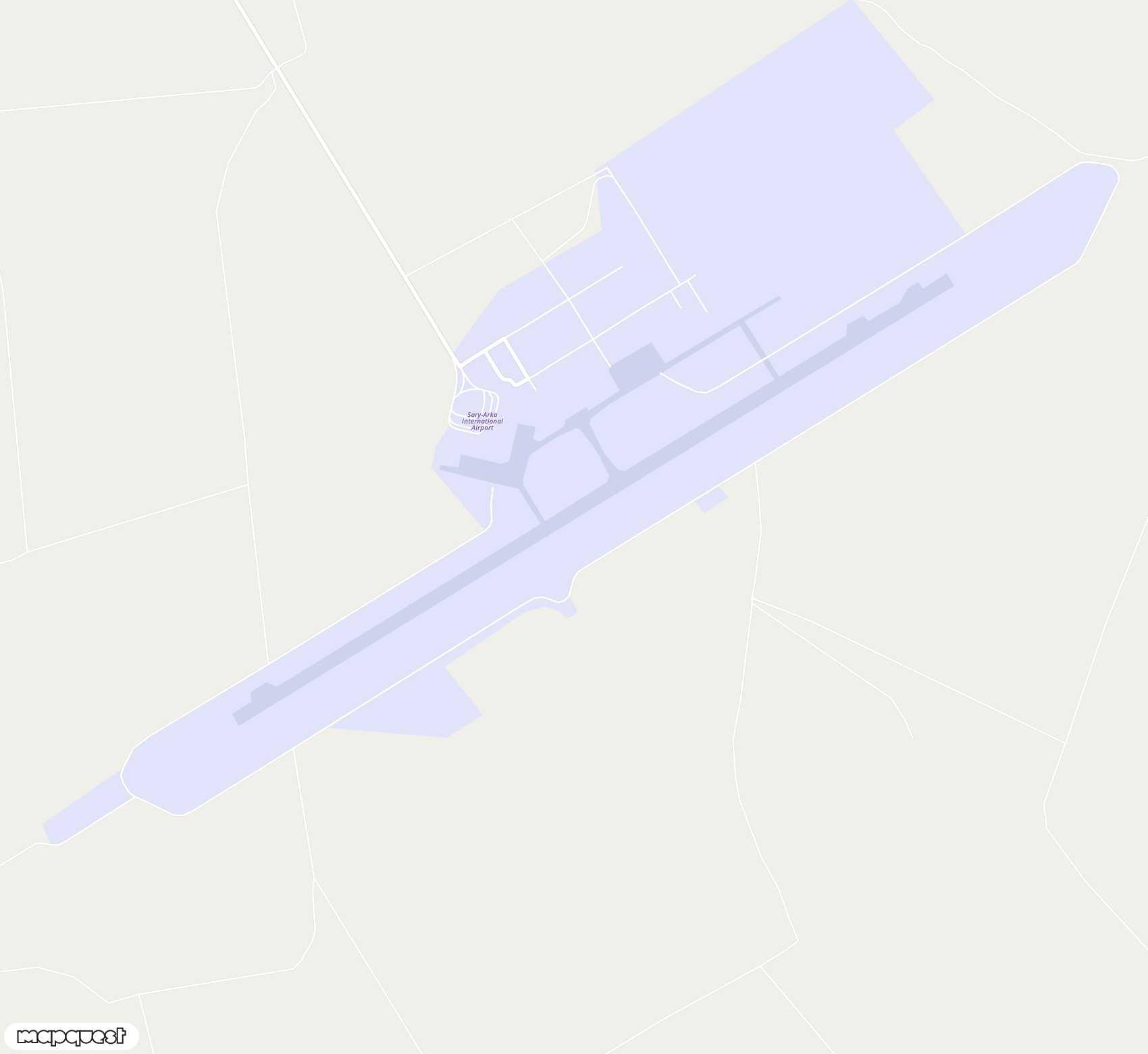Carte de <span>Aéroport de </span>Sary-Arka<span>(KGF)</span>