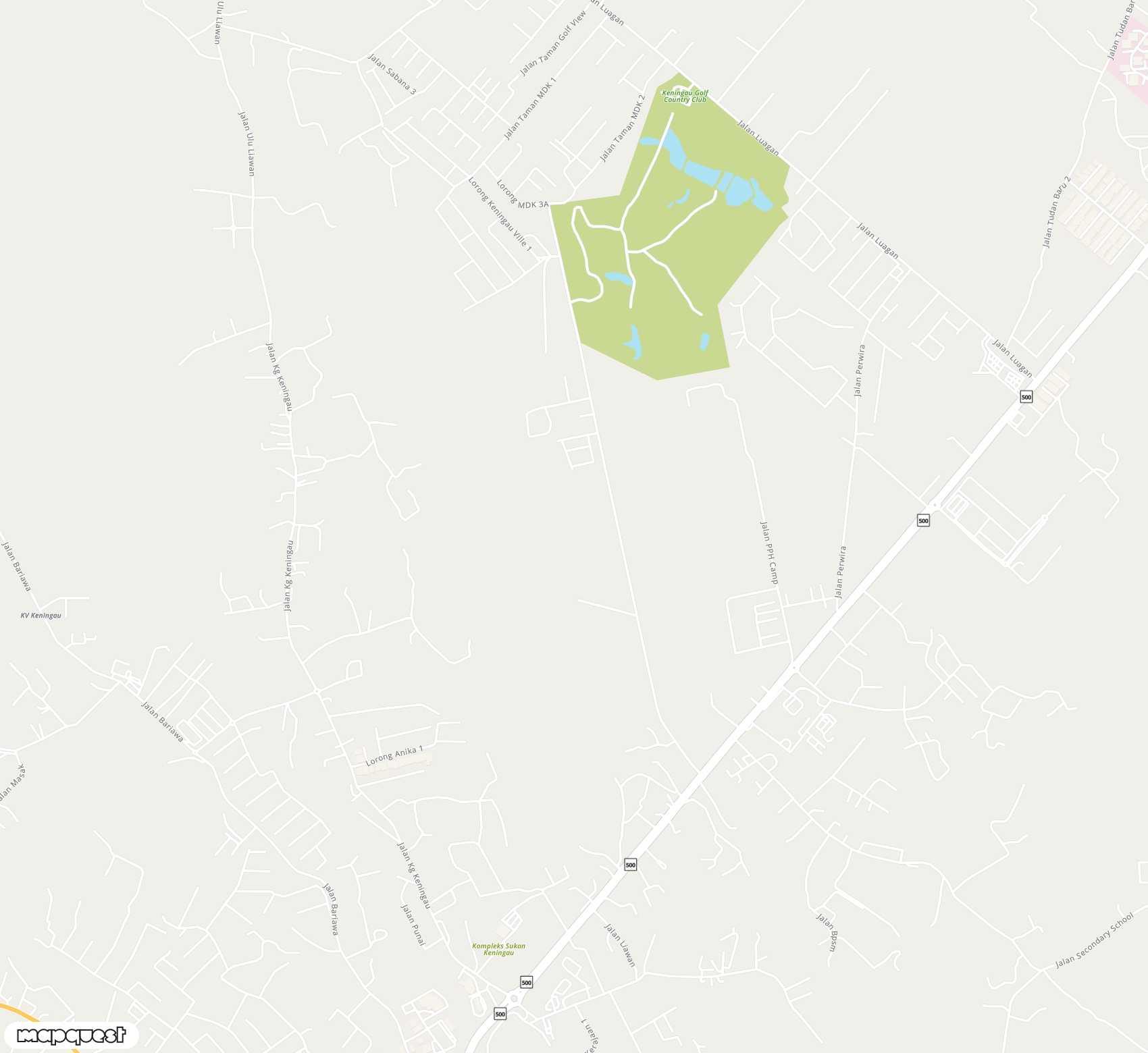 Carte de <span>Aérodrome de </span>Keningau<span>(KGU)</span>