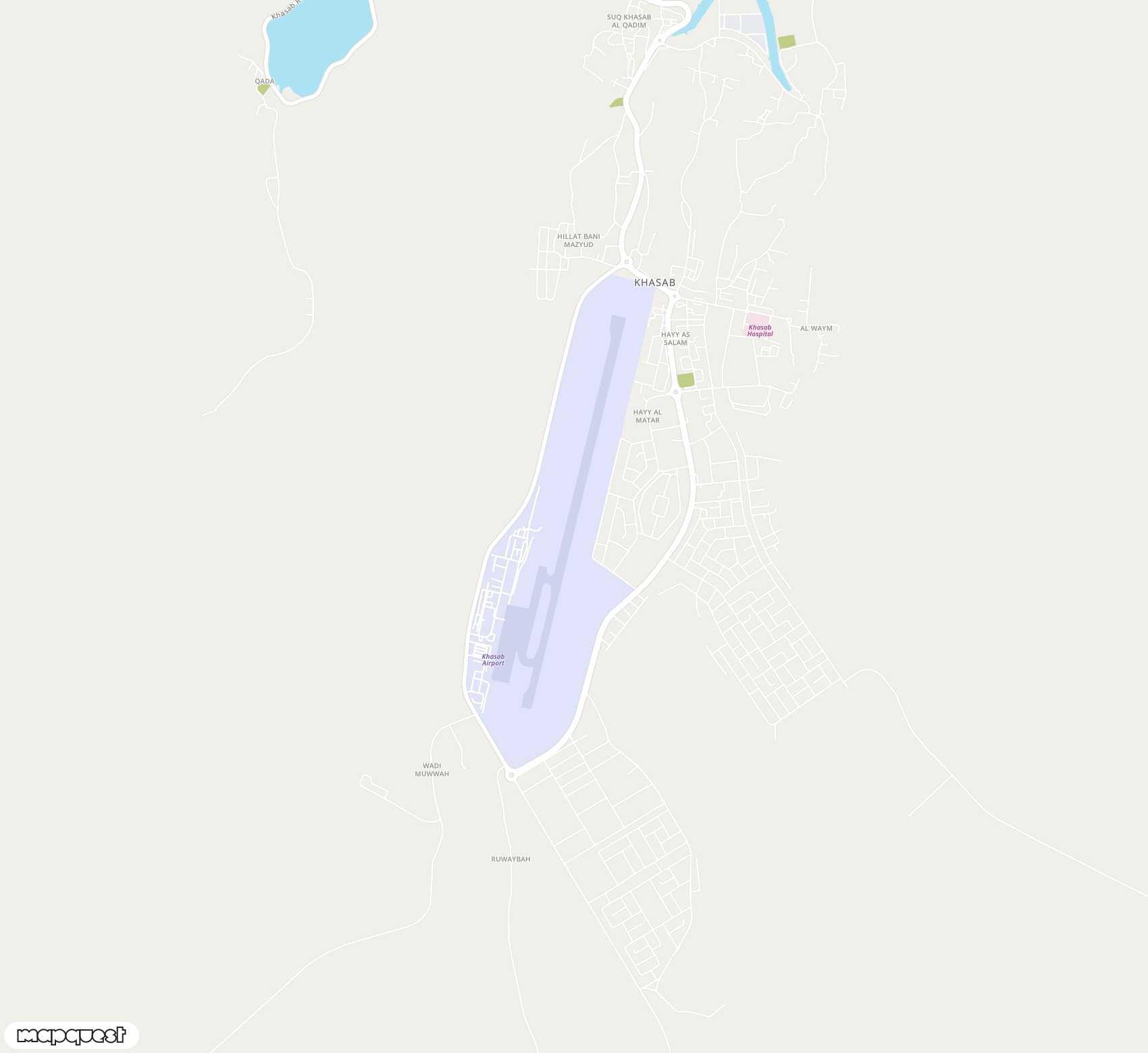 Carte de <span>Aéroport de </span>Khasab Air Base<span>(KHS)</span>