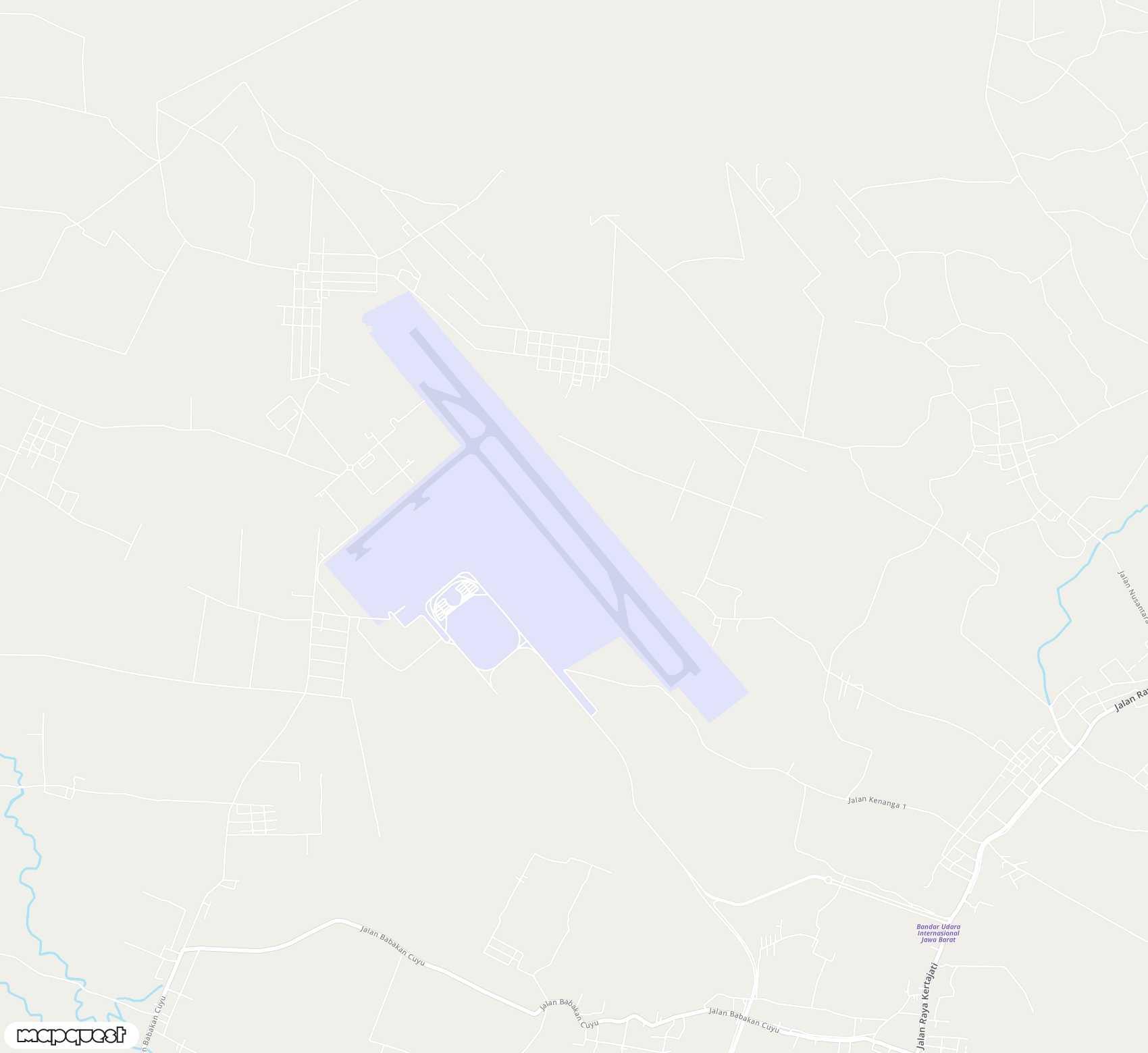 Carte de <span>Aéroport de </span>Kertajati<span>(KJT)</span>