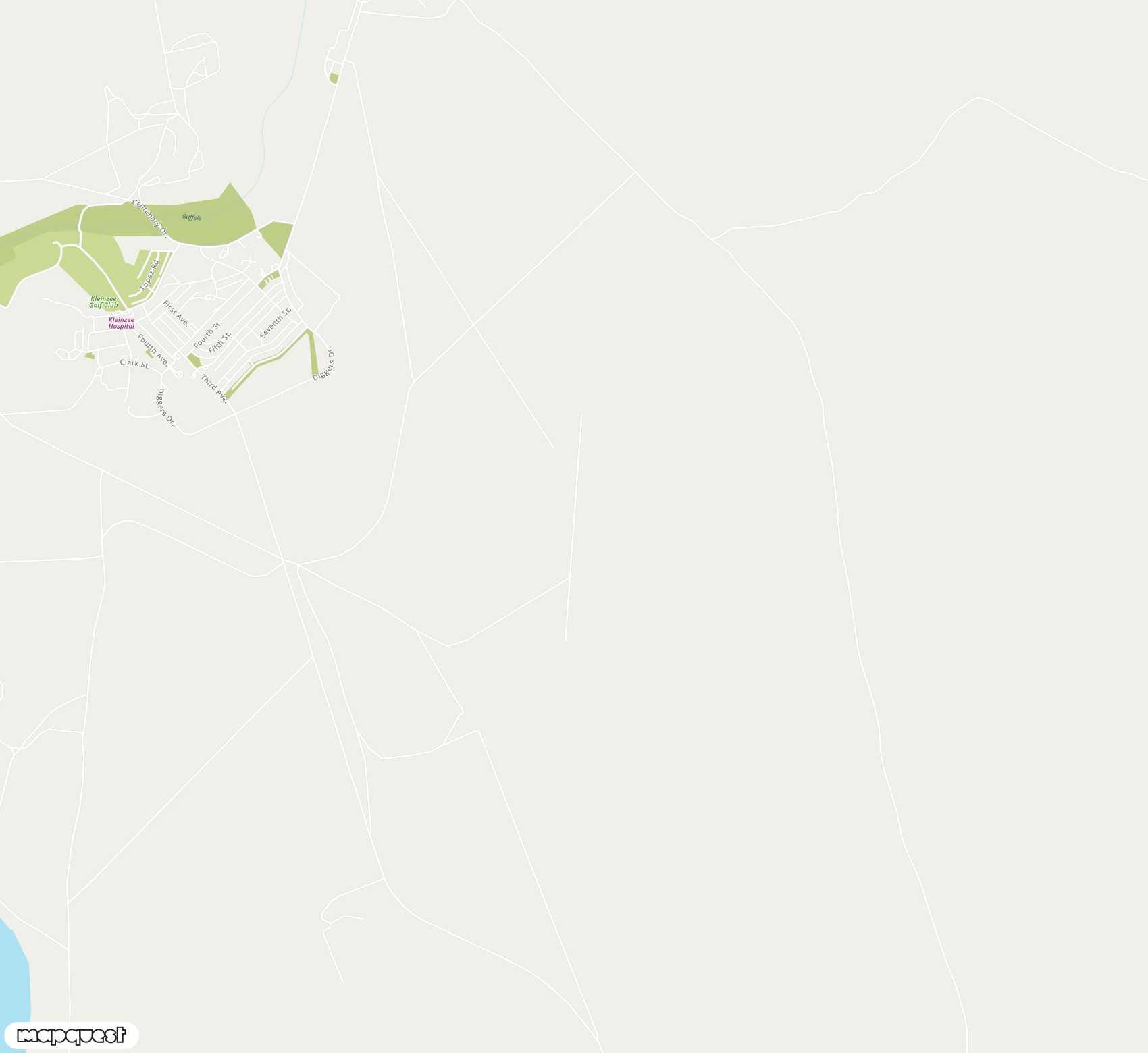 Carte de Kleinsee <span>airport (KLZ)</span>