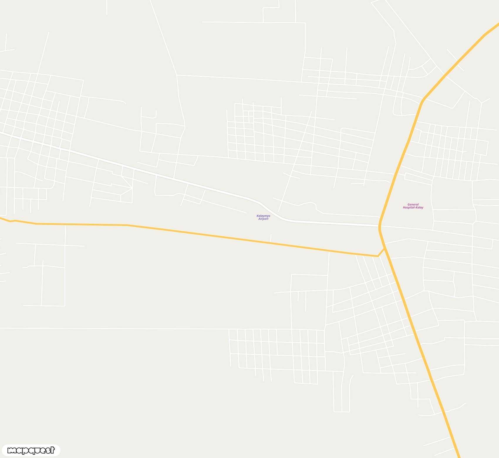 Carte de <span>Aérodrome de </span>Kalay<span>(KMV)</span>