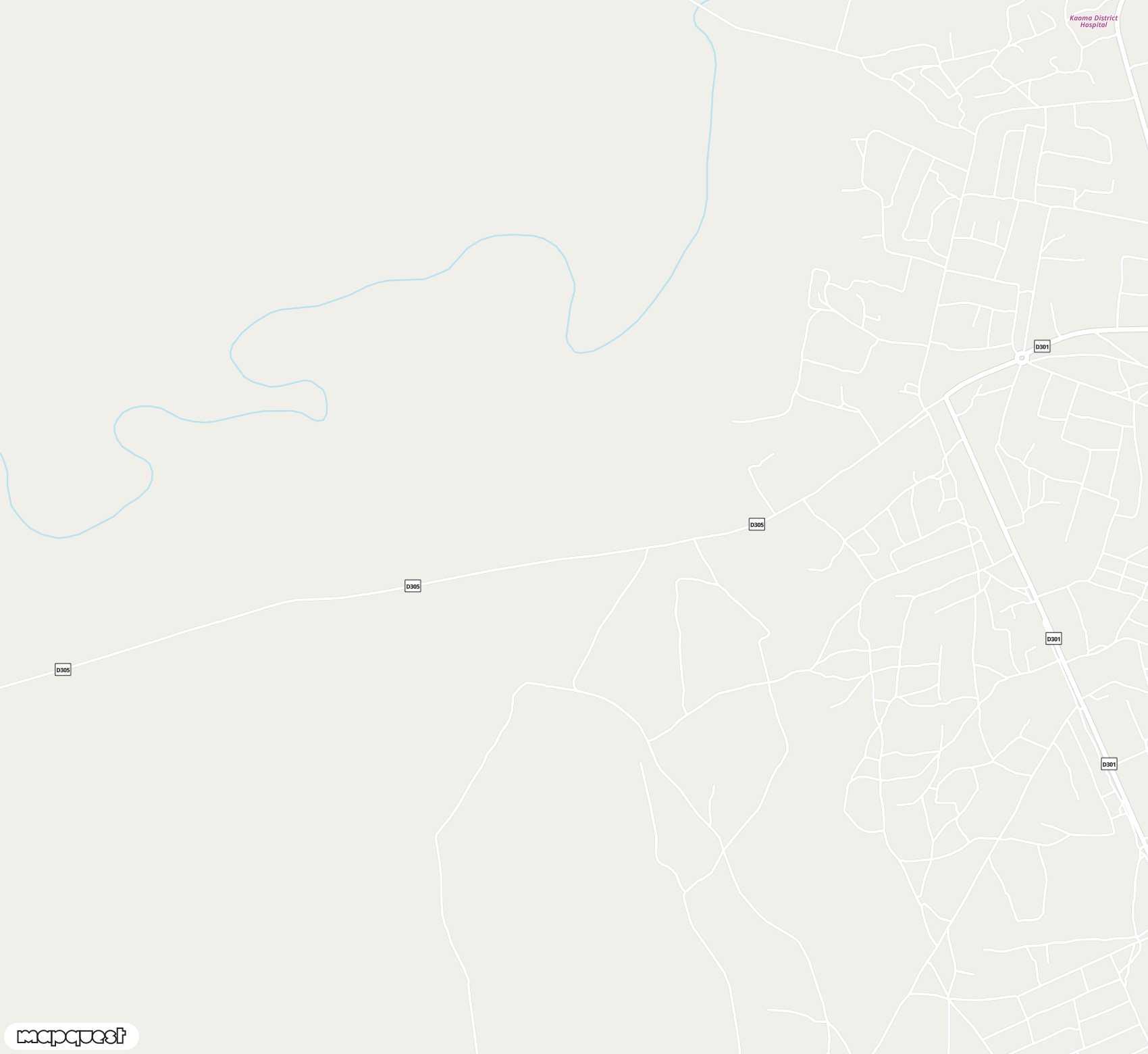 Carte de Kaoma <span>airfield (KMZ)</span>