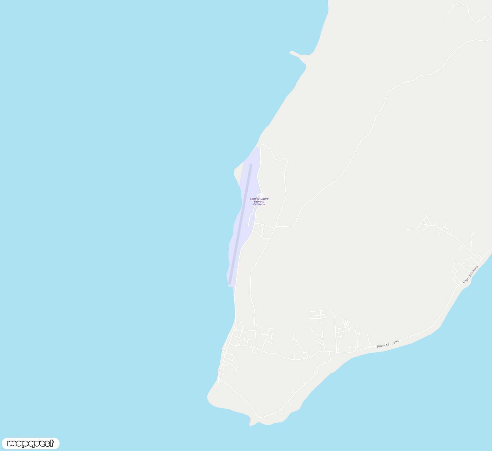 Carte de <span>Aéroport de </span>Kaimana<span>(KNG)</span>