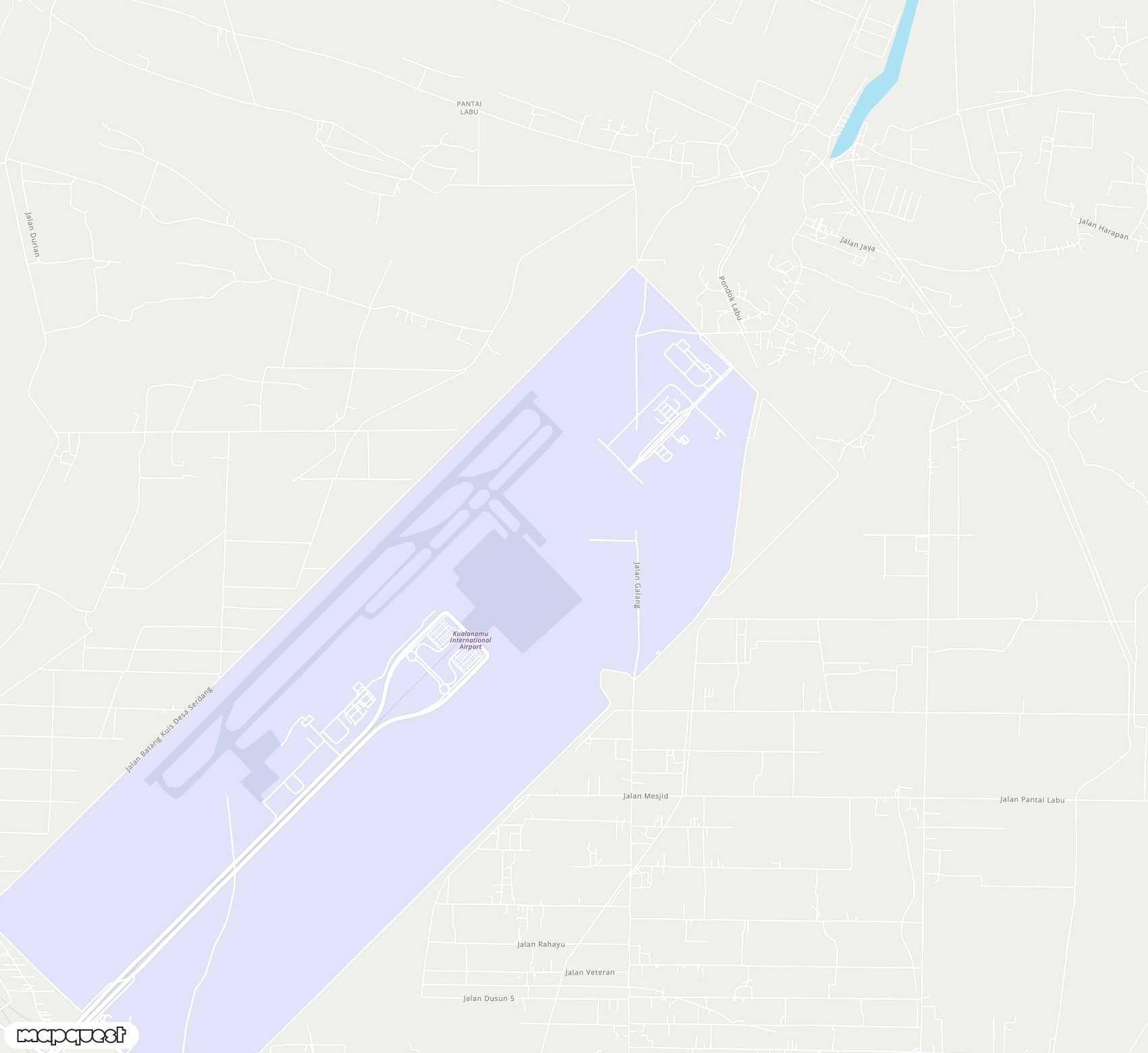 Carte de Kualanamu <span>airport (KNO)</span>