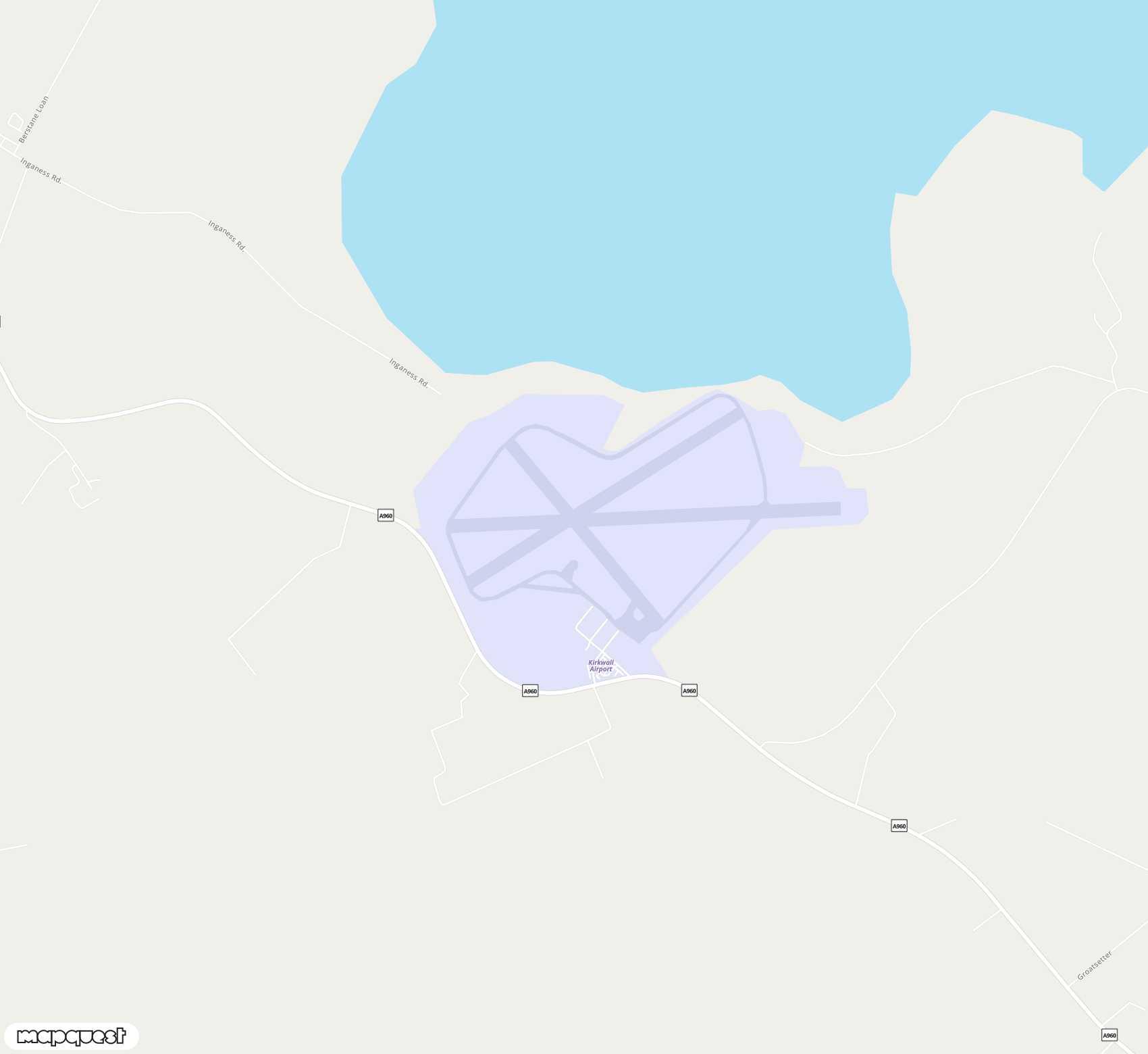 Carte de Kirkwall <span>airport (KOI)</span>
