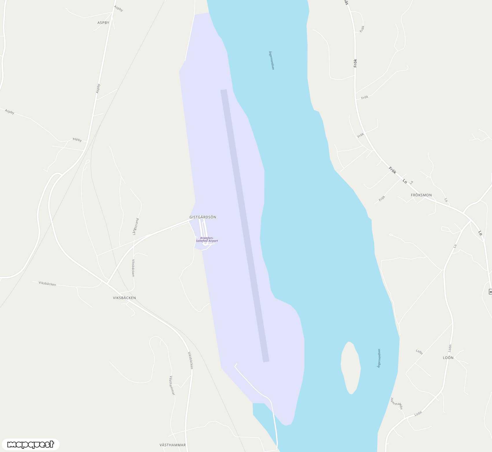 Carte de <br />
<b>Deprecated</b>:  Function utf8_encode() is deprecated in <b>/var/www/vhosts/airprt.net/httpdocs/inc/functions-labels.php</b> on line <b>74</b><br />
<span>Aéroport de </span>Kramfors-Sollefteå Höga Kusten<span>(KRF)</span>
