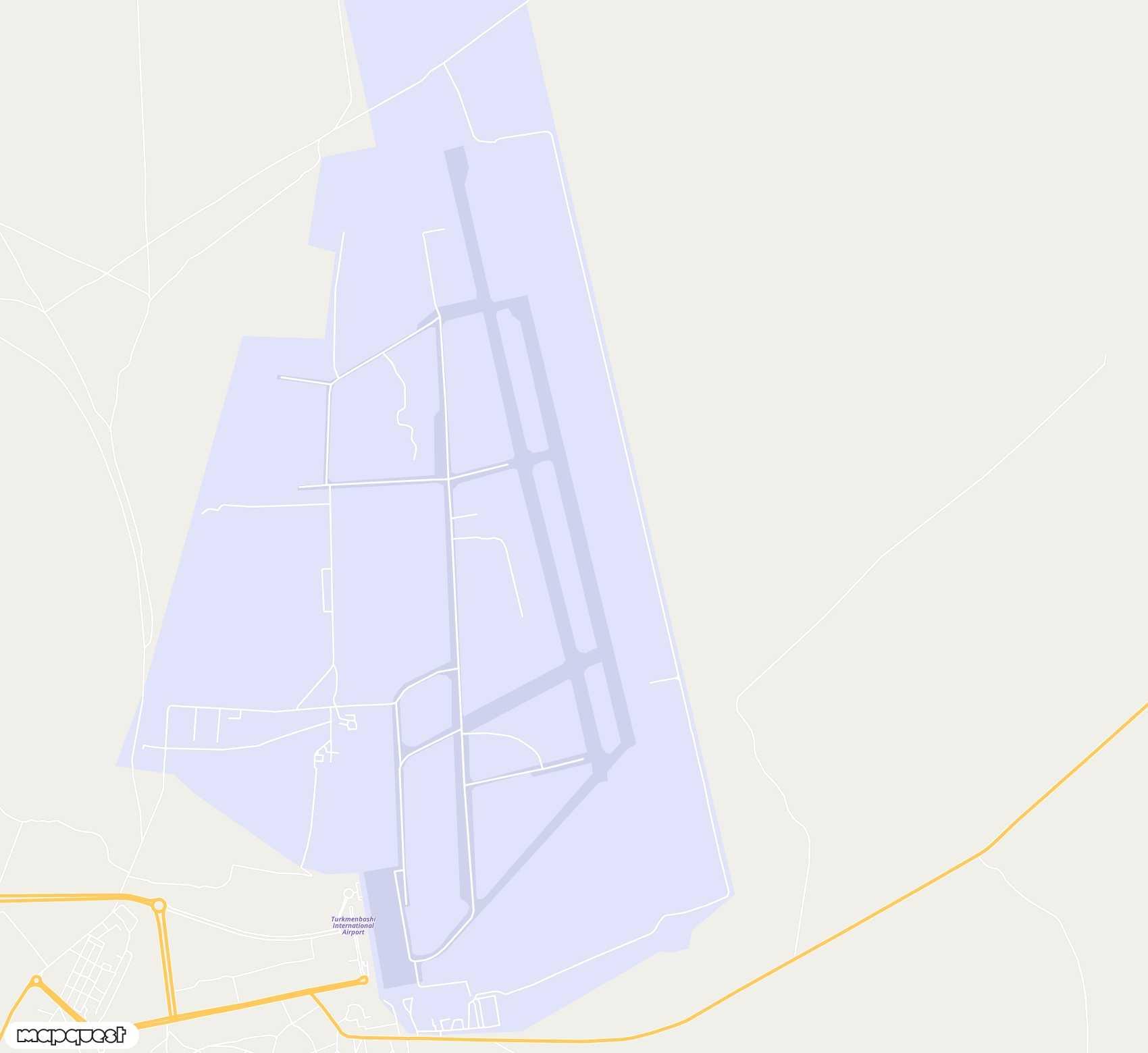 Carte de Turkmenbashi <span>airport (KRW)</span>