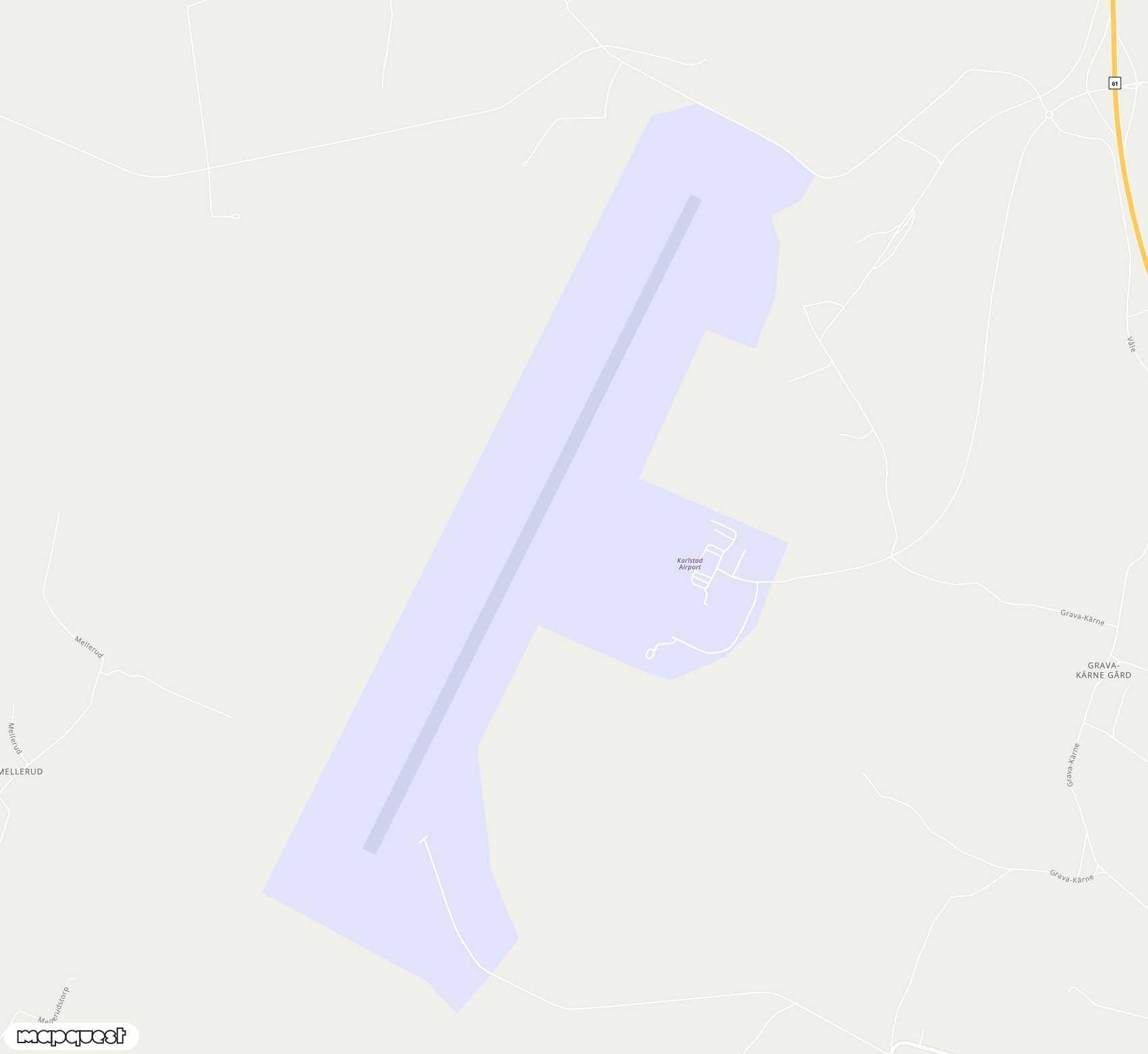 Carte de Karlstad <span>airport (KSD)</span>