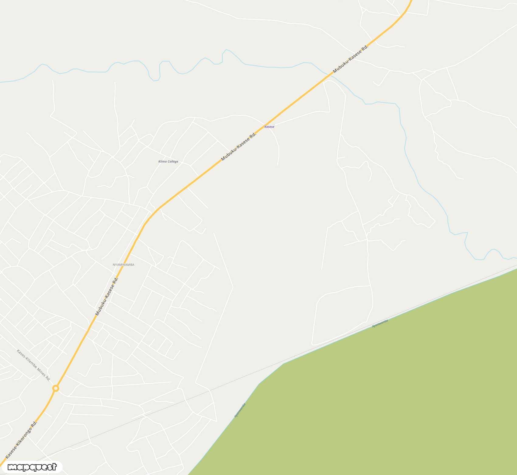 Carte de Kasese <span>airfield (KSE)</span>