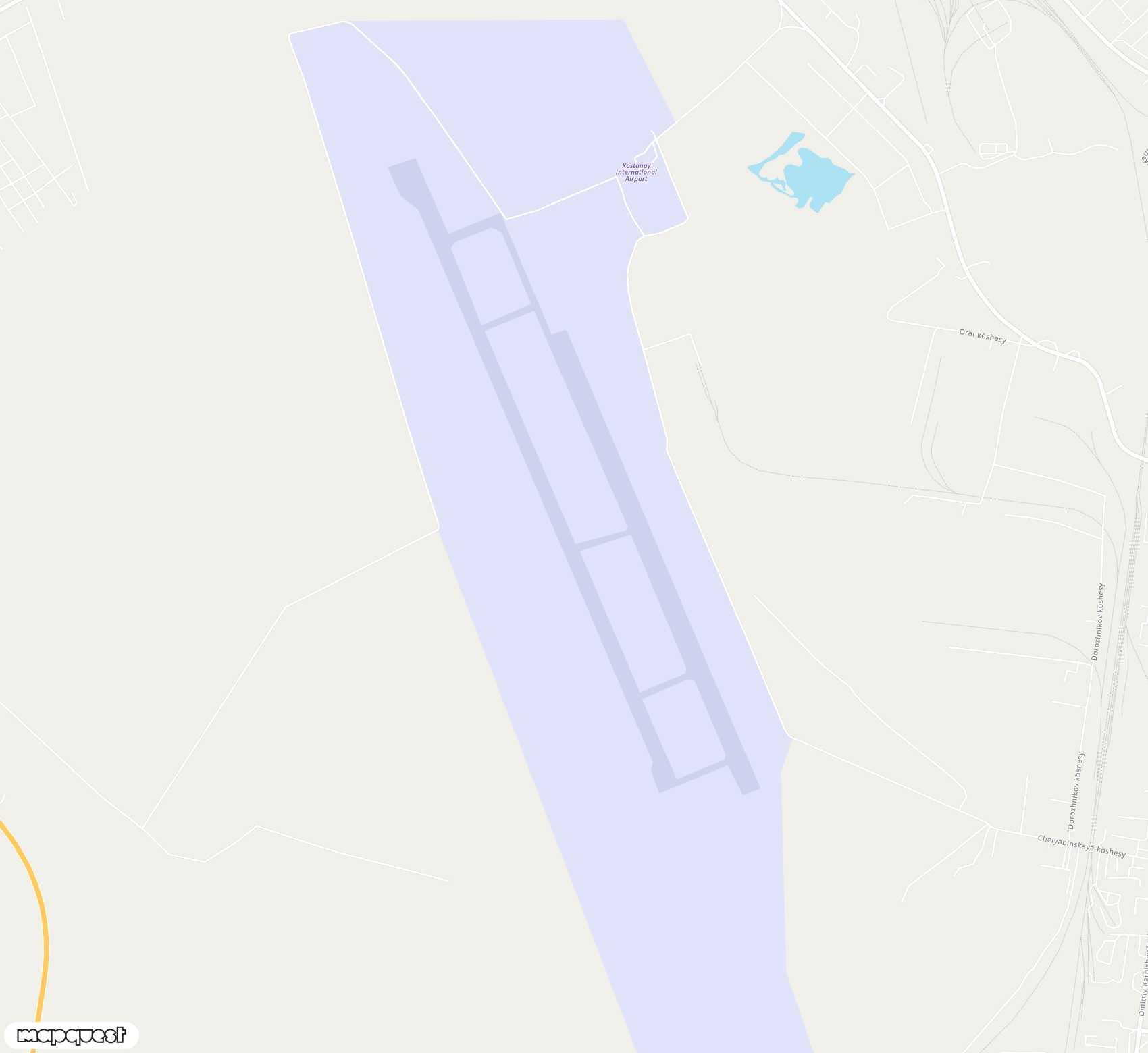 Carte de Kostanay West <span>airport (KSN)</span>