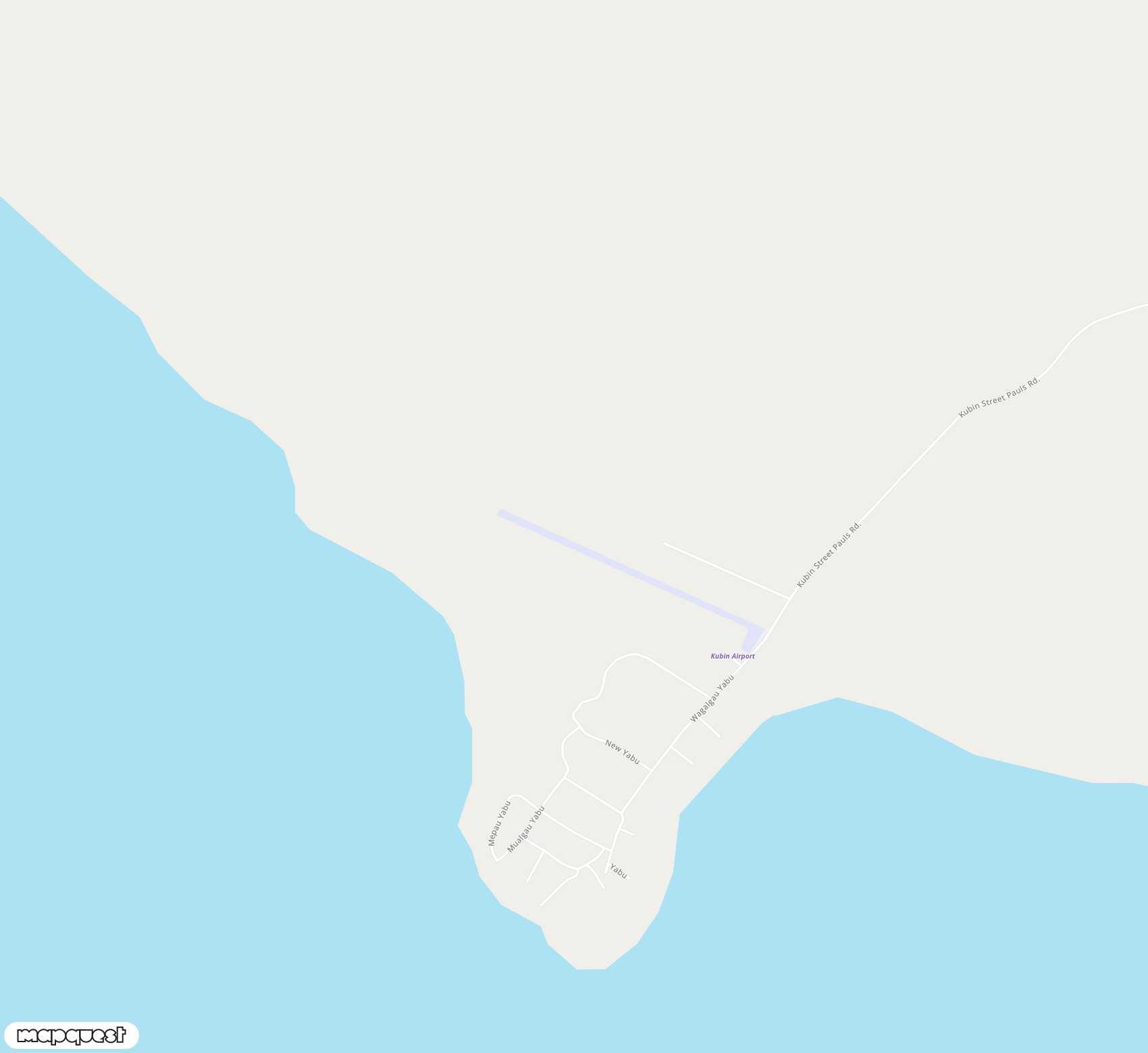 Carte de <span>Aérodrome de </span>Kubin<span>(KUG)</span>