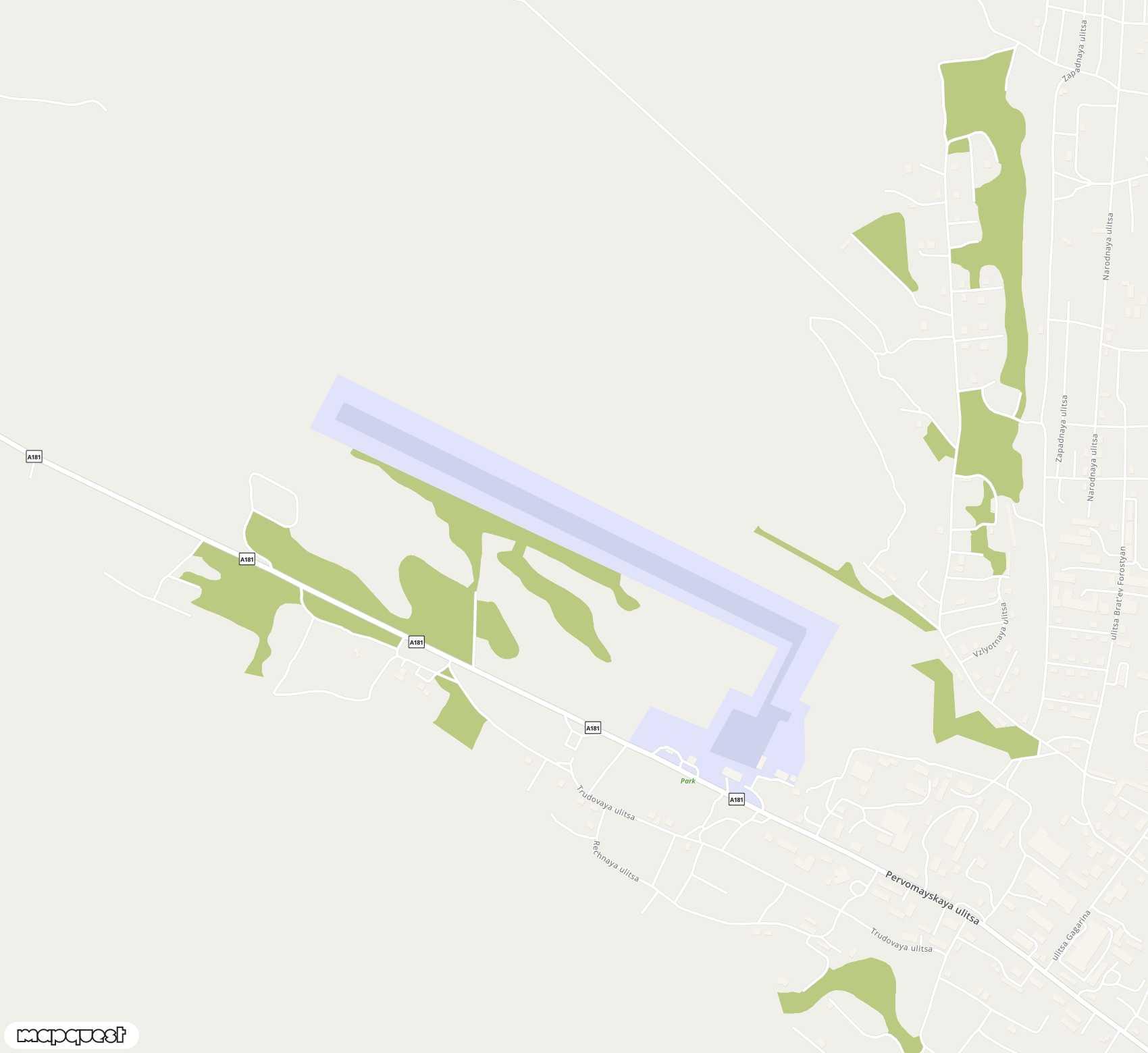 Carte de <span>Aérodrome de </span>Kavalerovo<span>(KVR)</span>