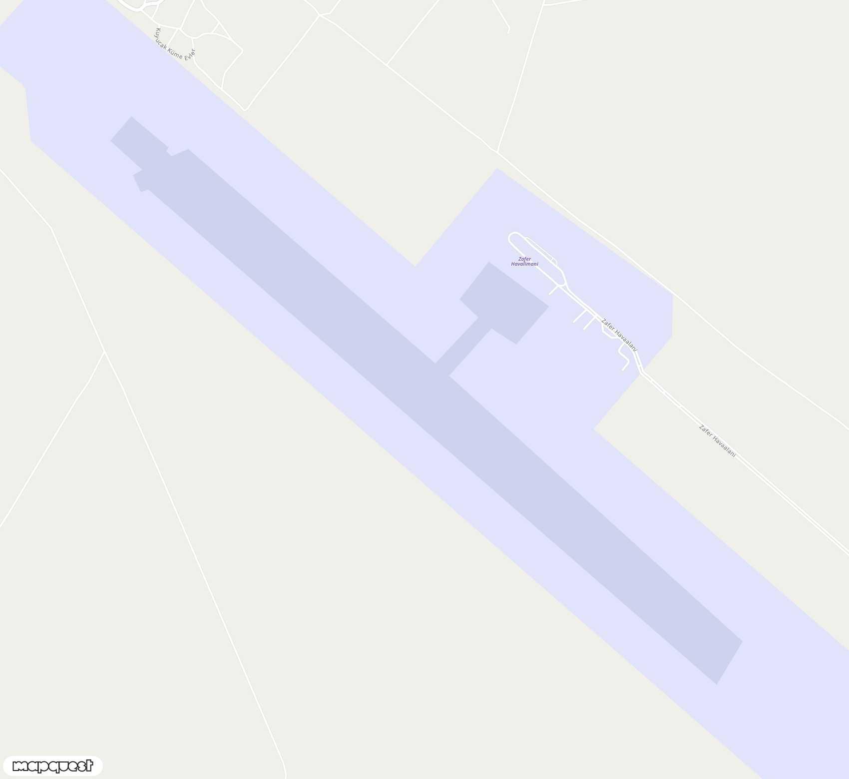 Carte de <span>Aérodrome de </span>Zafer<span>(KZR)</span>