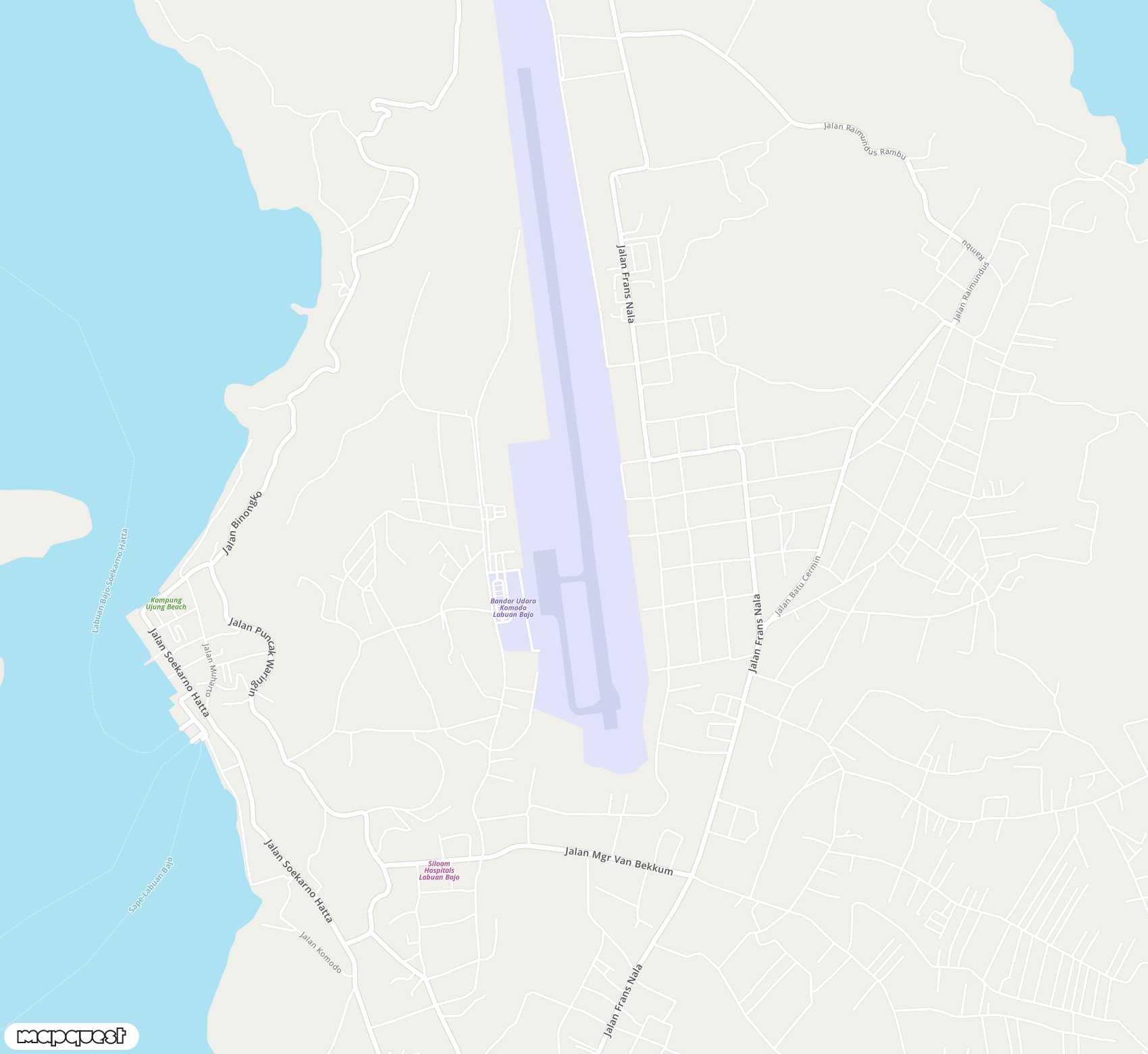 Carte de <span>Aérodrome de </span>Komodo<span>(LBJ)</span>