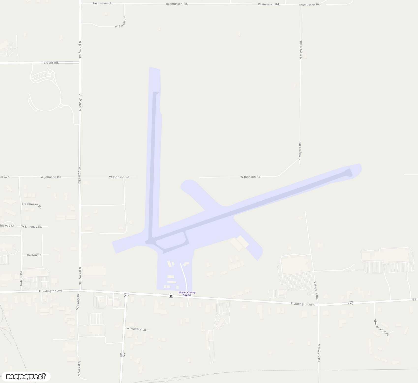 Carte de <span>Aérodrome de </span>Mason County<span>(LDM)</span>