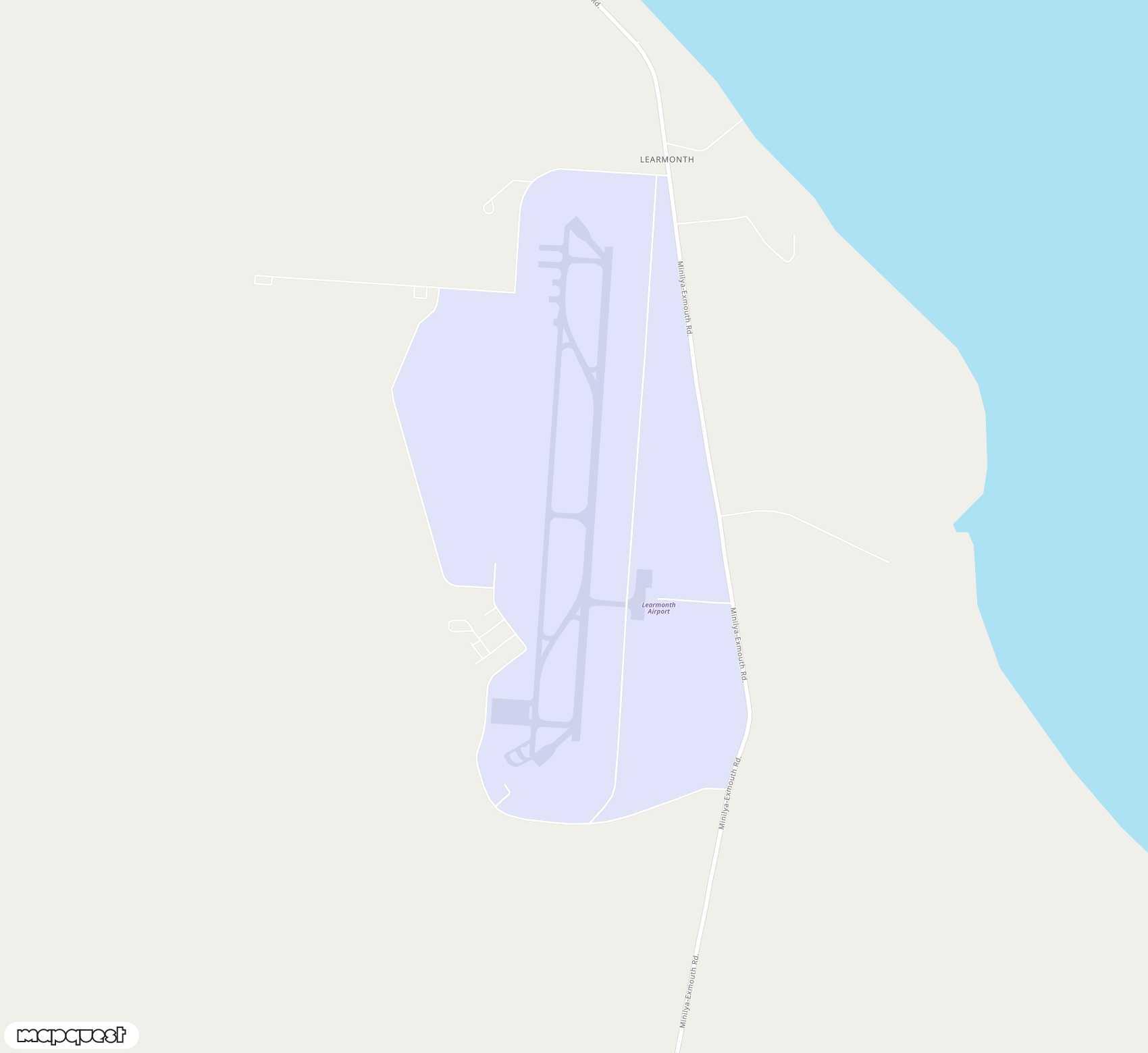 Carte de Learmonth <span>airport (LEA)</span>