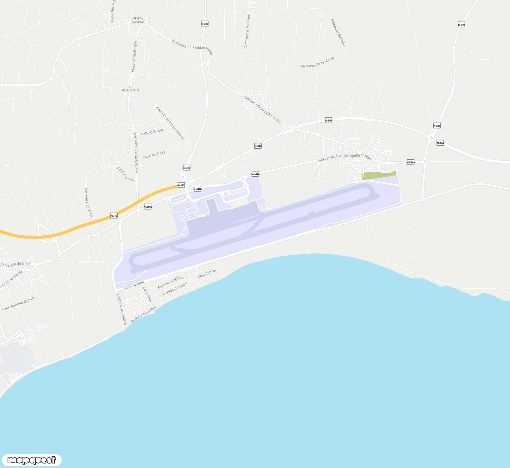 Carte de <span>Aéroport de </span>Almería<span>(LEI)</span>