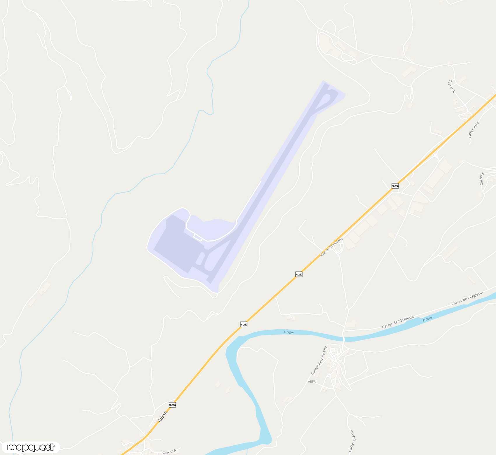 Carte de Pirineus - la Seu d'Urgel <span>airfield (LEU)</span>