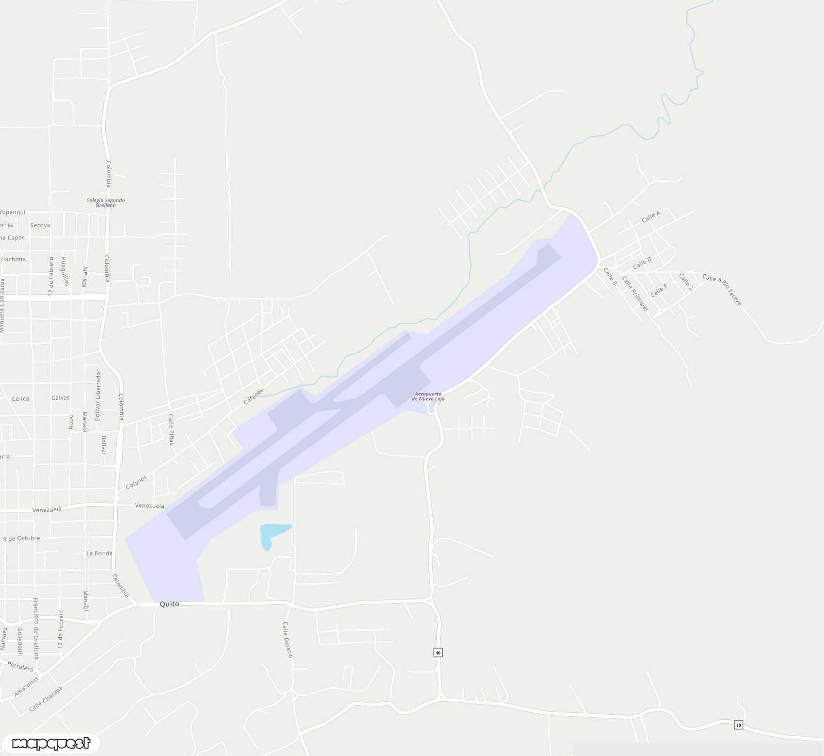 Carte de Nueva Loja <span>airfield (LGQ)</span>