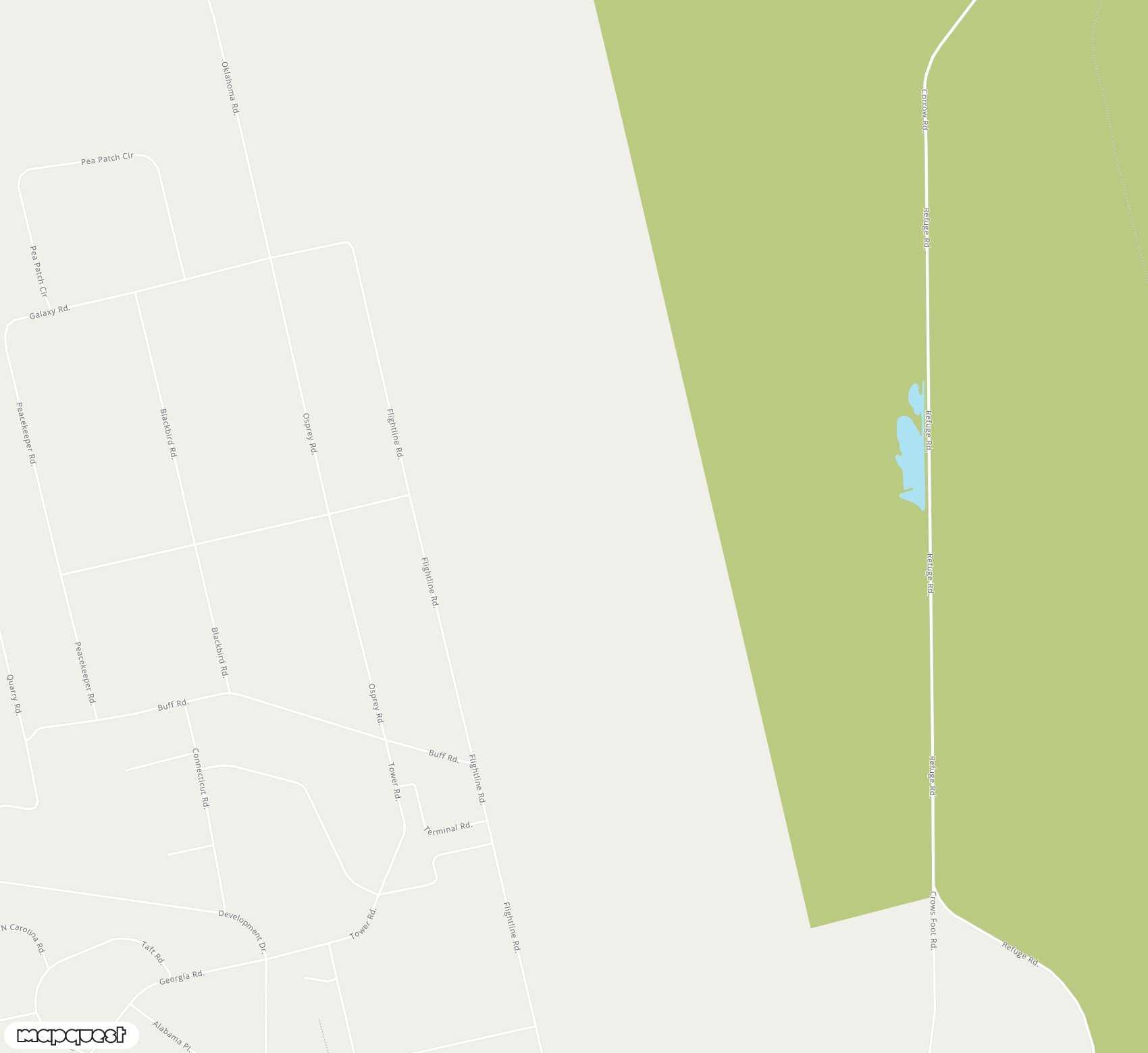 Carte de <span>Aérodrome de </span>Loring<span>(LIZ)</span>