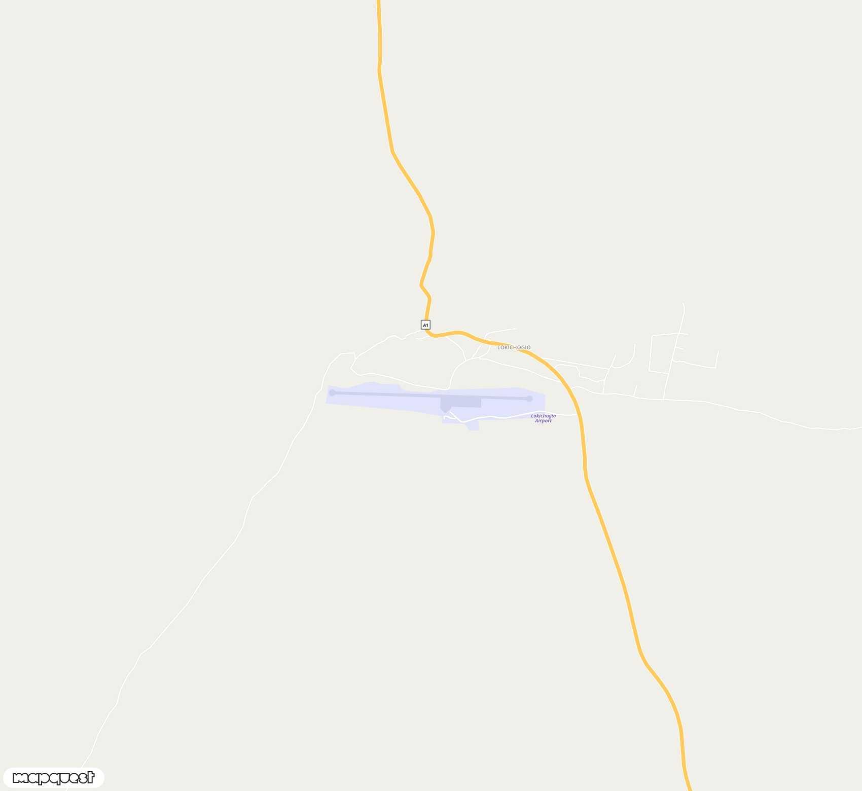 Carte de Lokichoggio <span>airport (LKG)</span>