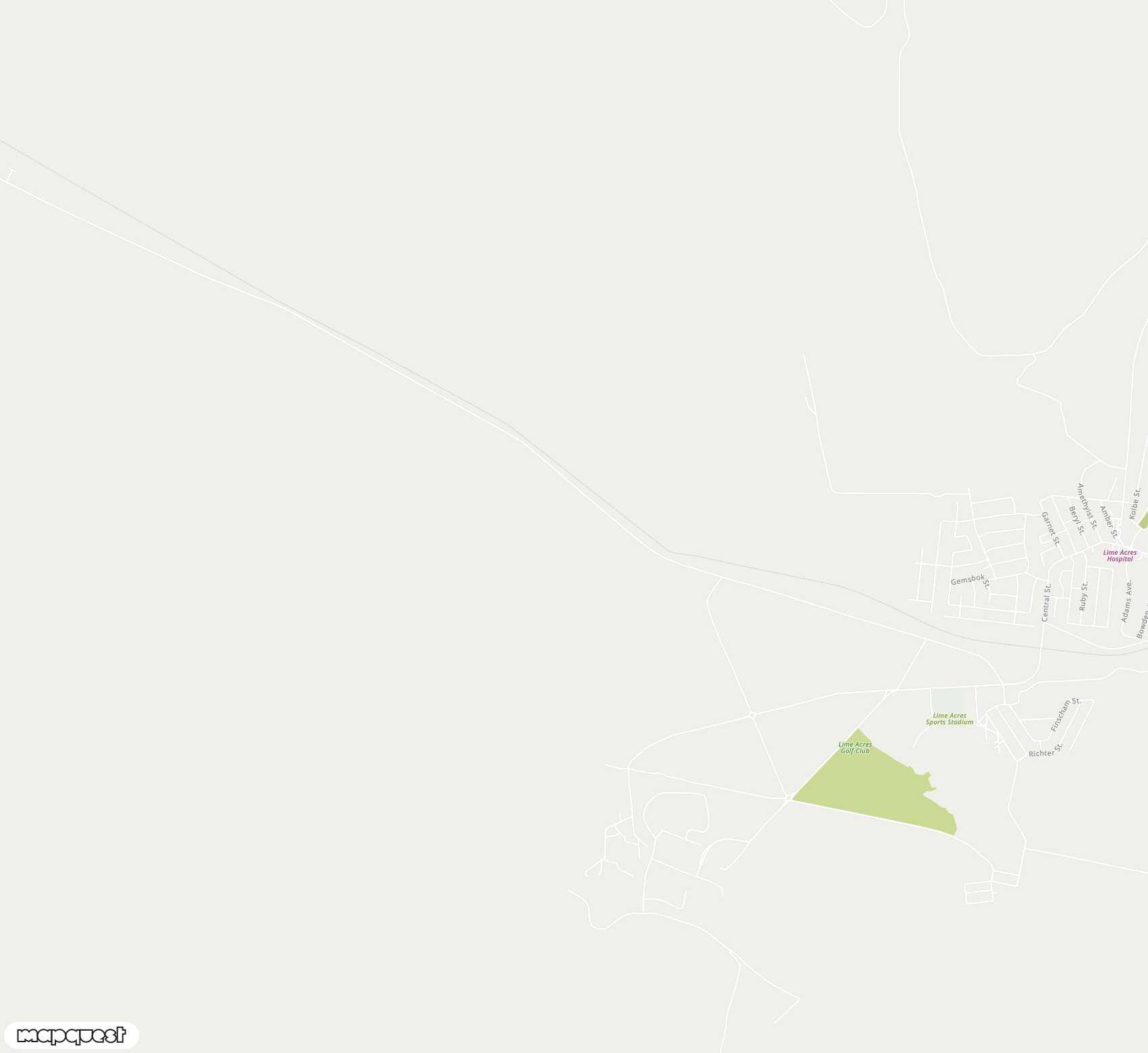 Carte de Lime Acres Finsch Mine <span>airport (LMR)</span>