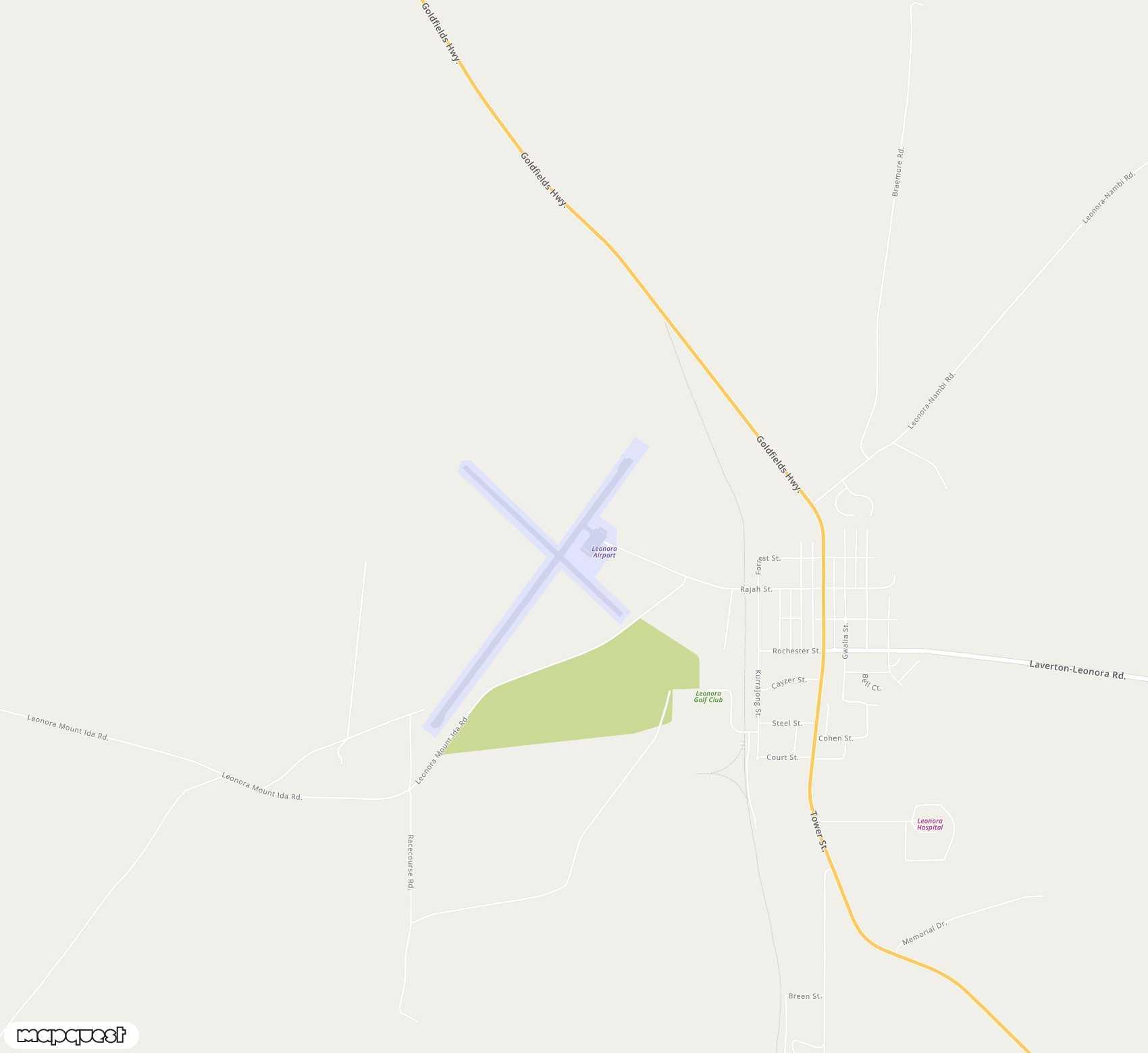 Carte de Leonora <span>airport (LNO)</span>