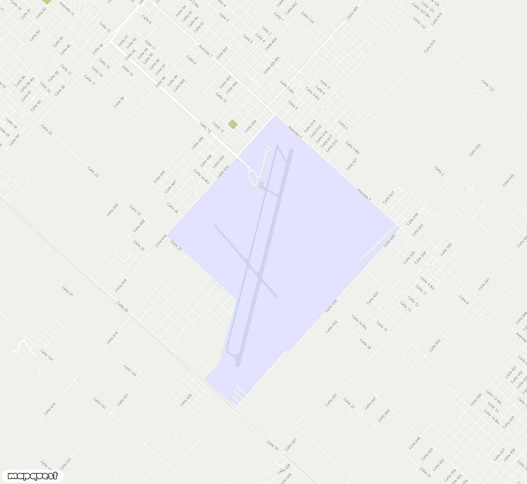 Carte de <span>Aéroport de </span>La Plata<span>(LPG)</span>