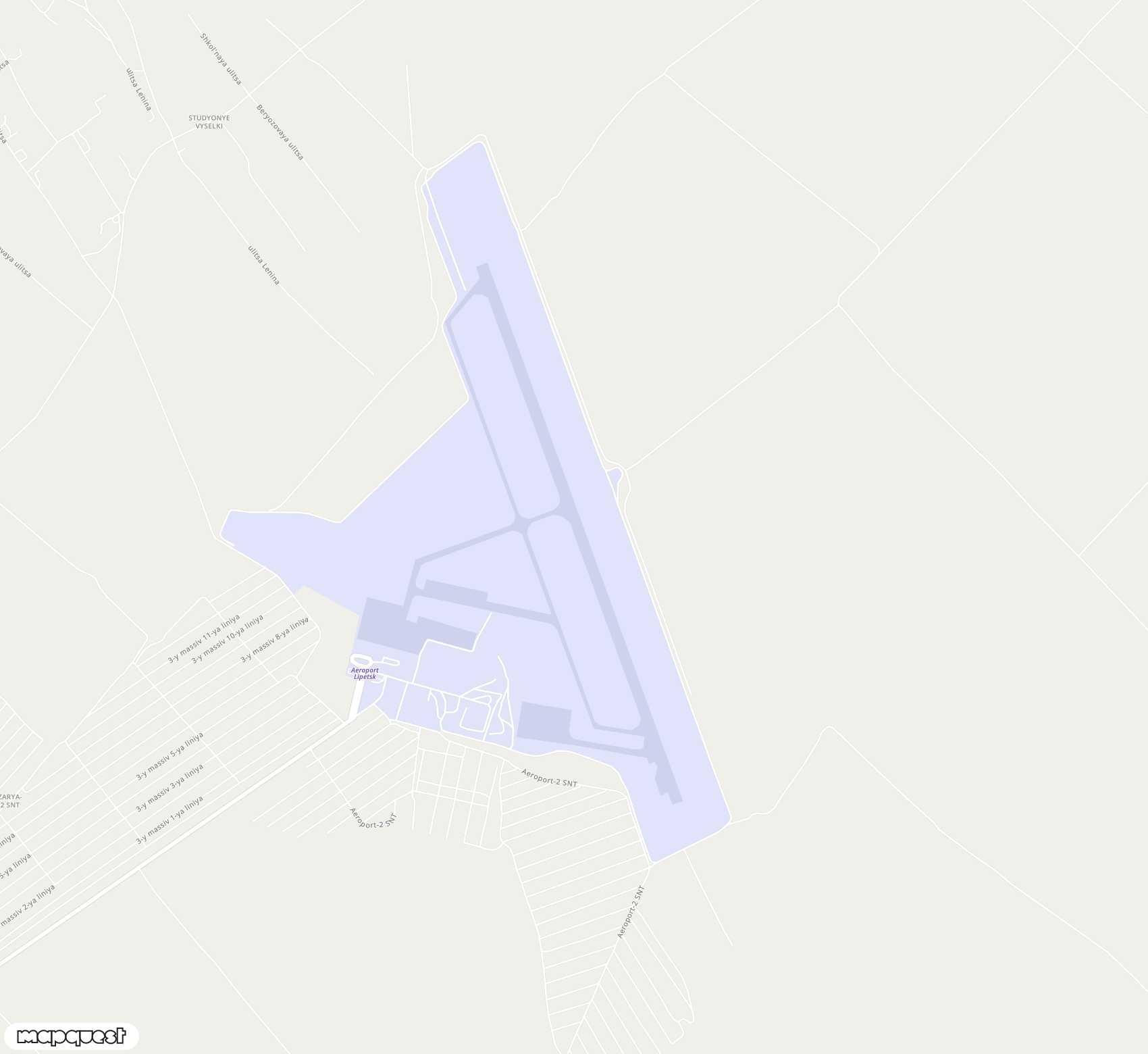 Carte de Lipetsk <span>airport (LPK)</span>