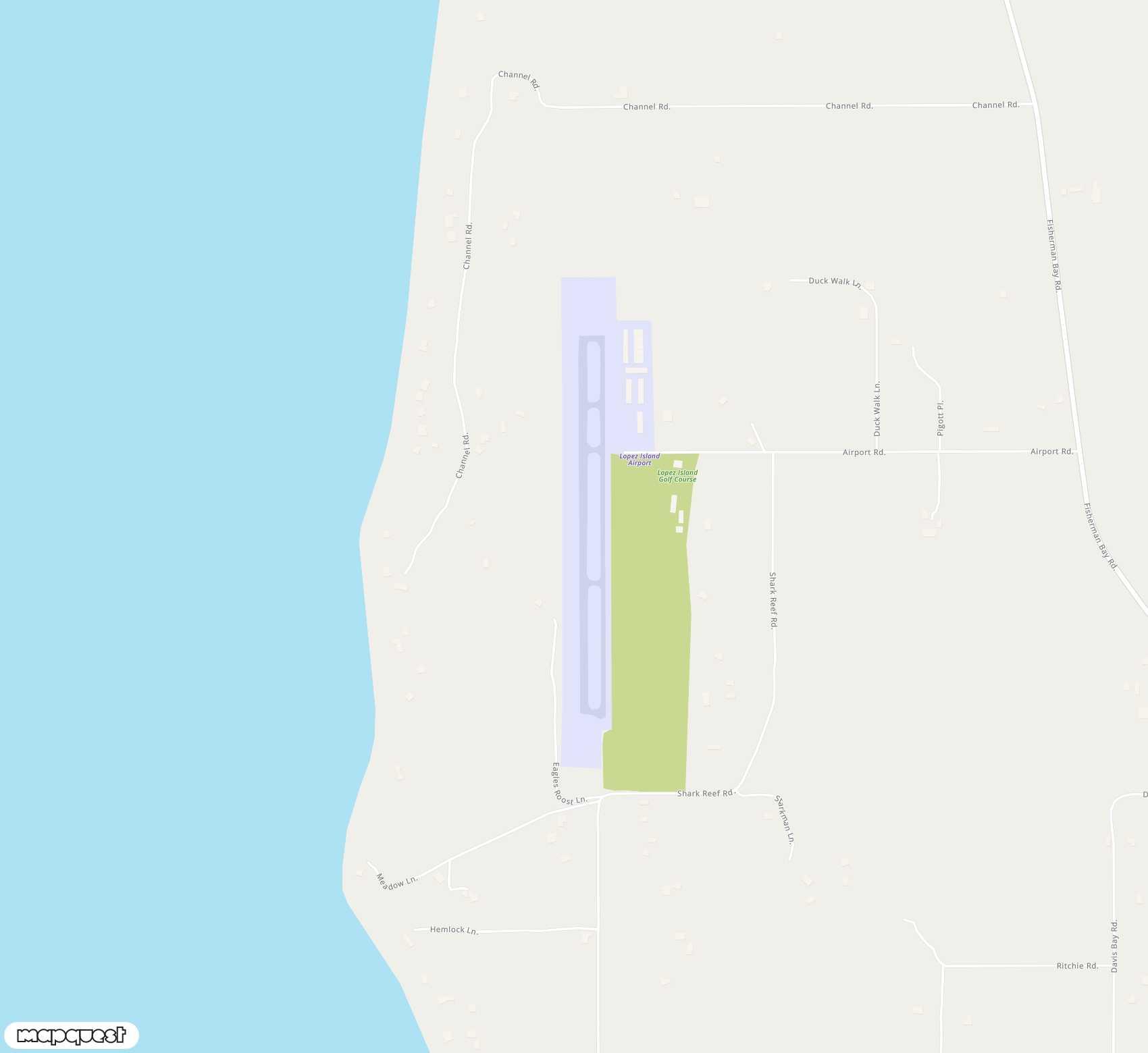 Carte de <span>Aérodrome de </span>Lopez Island<span>(LPS)</span>