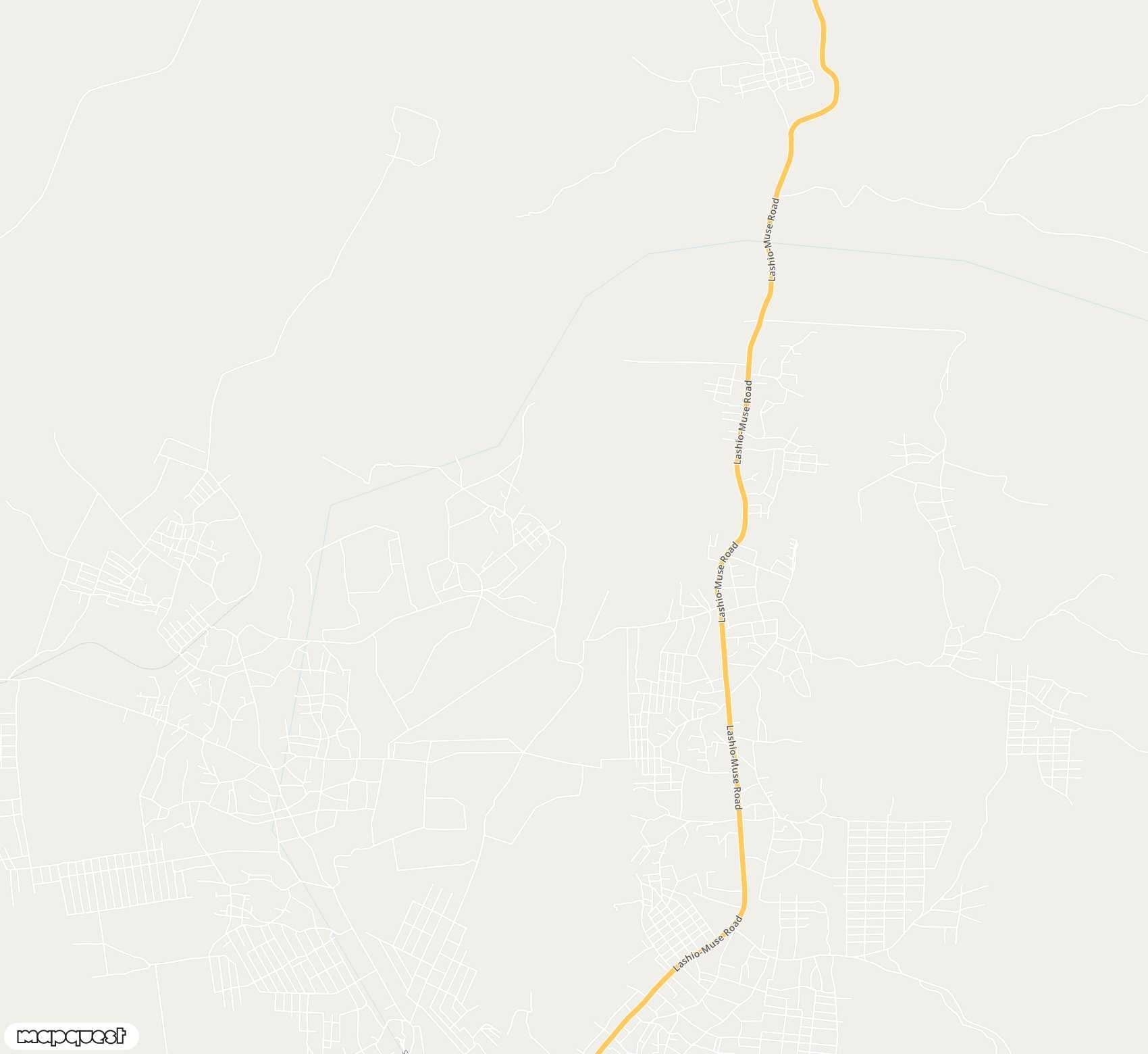 Carte de Lashio <span>airport (LSH)</span>