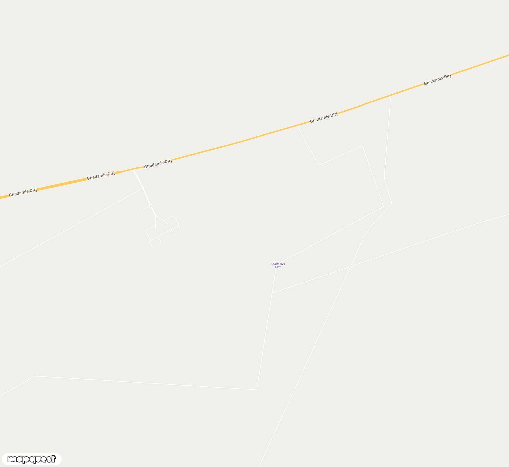 Carte de <span>Aéroport de </span>Ghadames East<span>(LTD)</span>