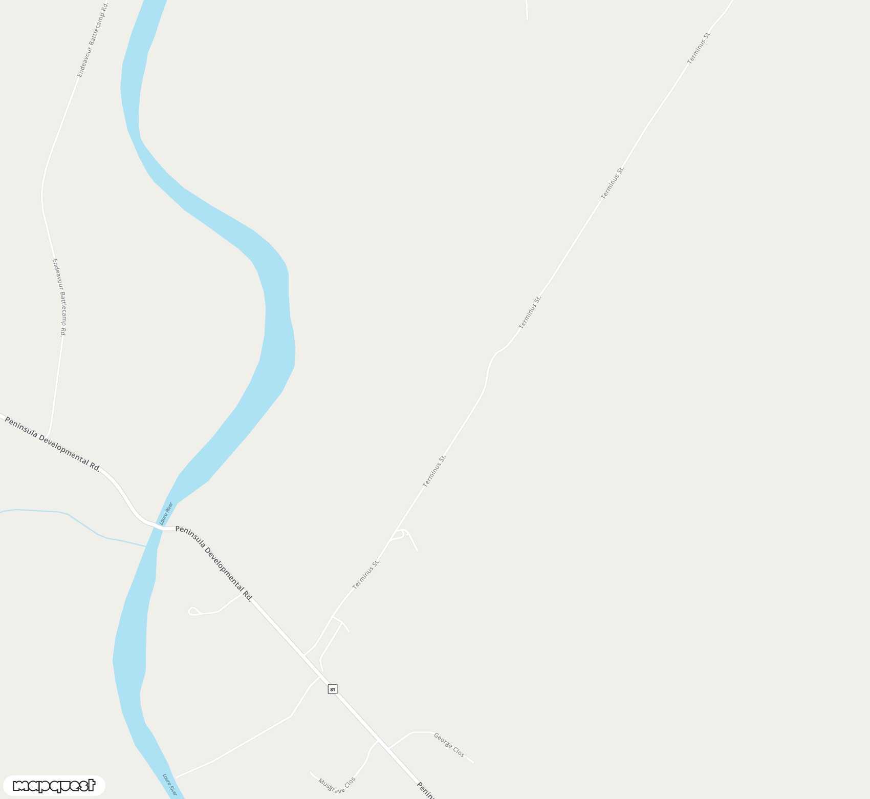 Carte de <span>Aérodrome de </span>Laura<span>(LUU)</span>