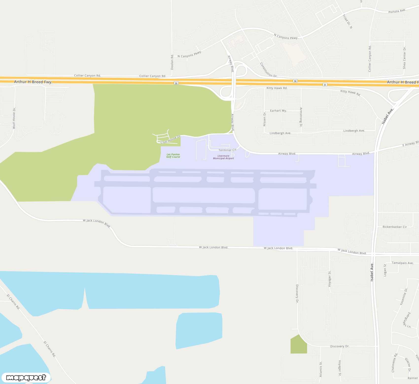 Carte de <span>Aérodrome de </span>Livermore Municipal<span>(LVK)</span>