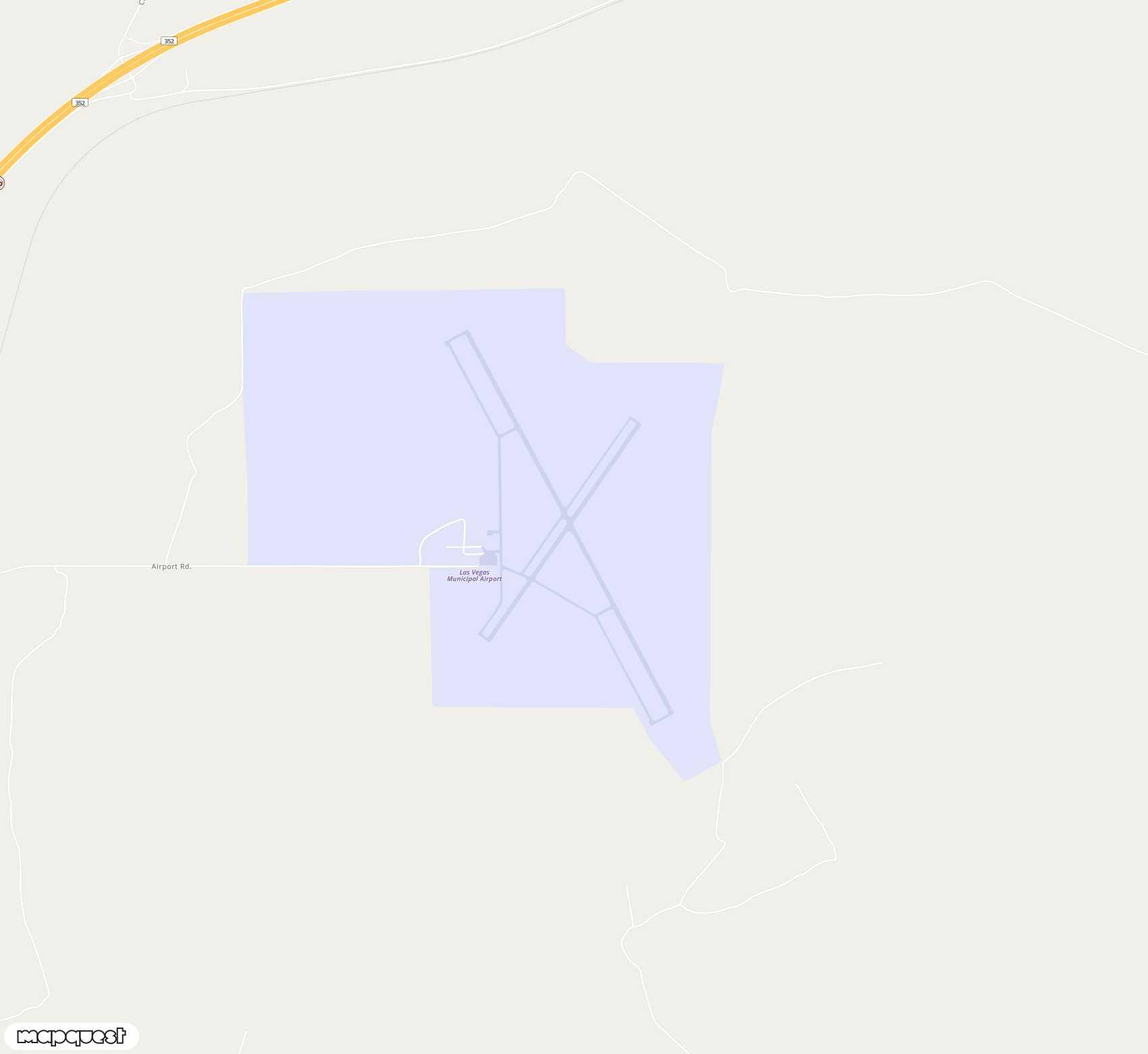 Carte de <span>Aéroport de </span>Las Vegas Municipal<span>(LVS)</span>