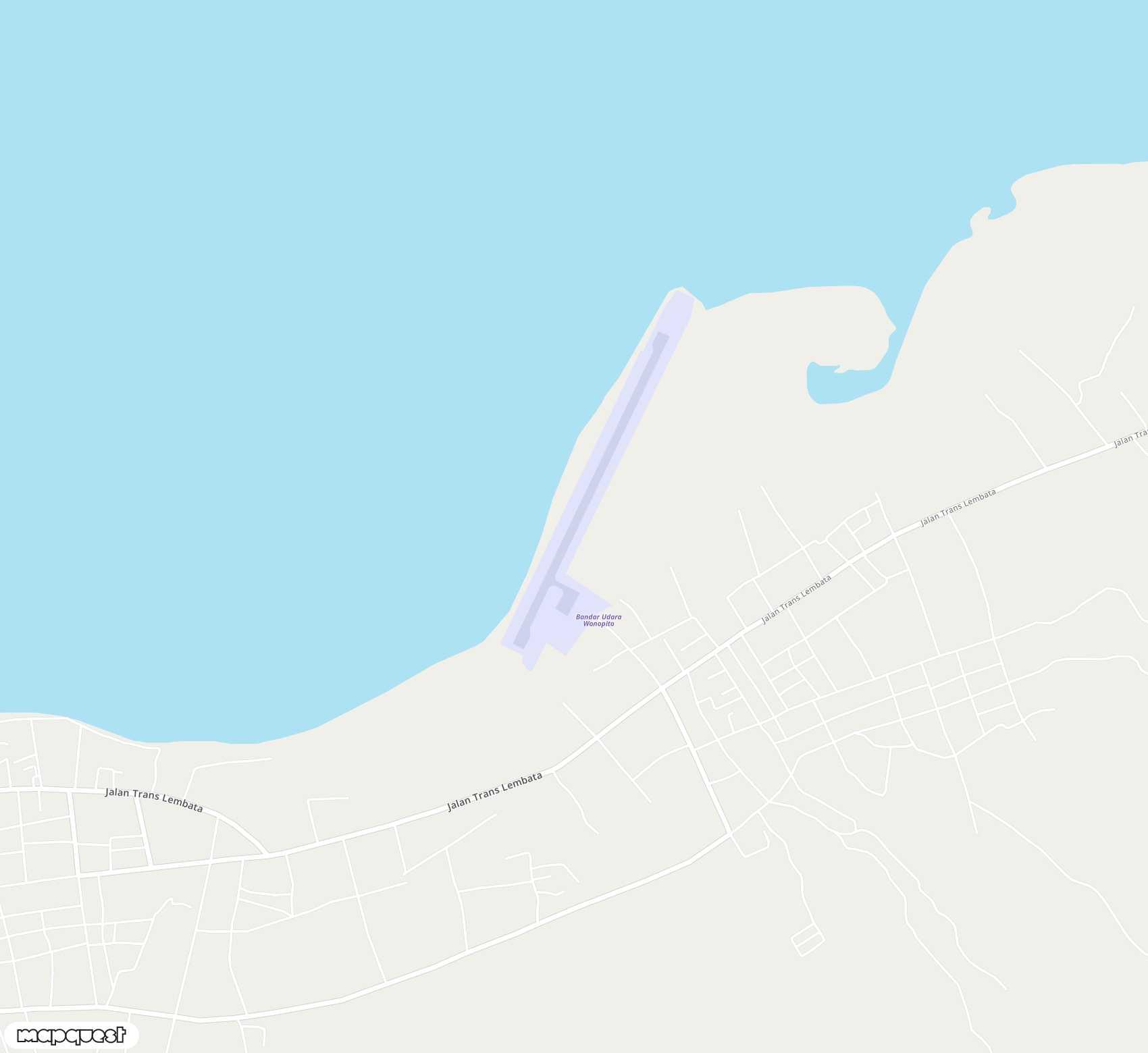 Carte de <span>Aérodrome de </span>Lewoleba<span>(LWE)</span>