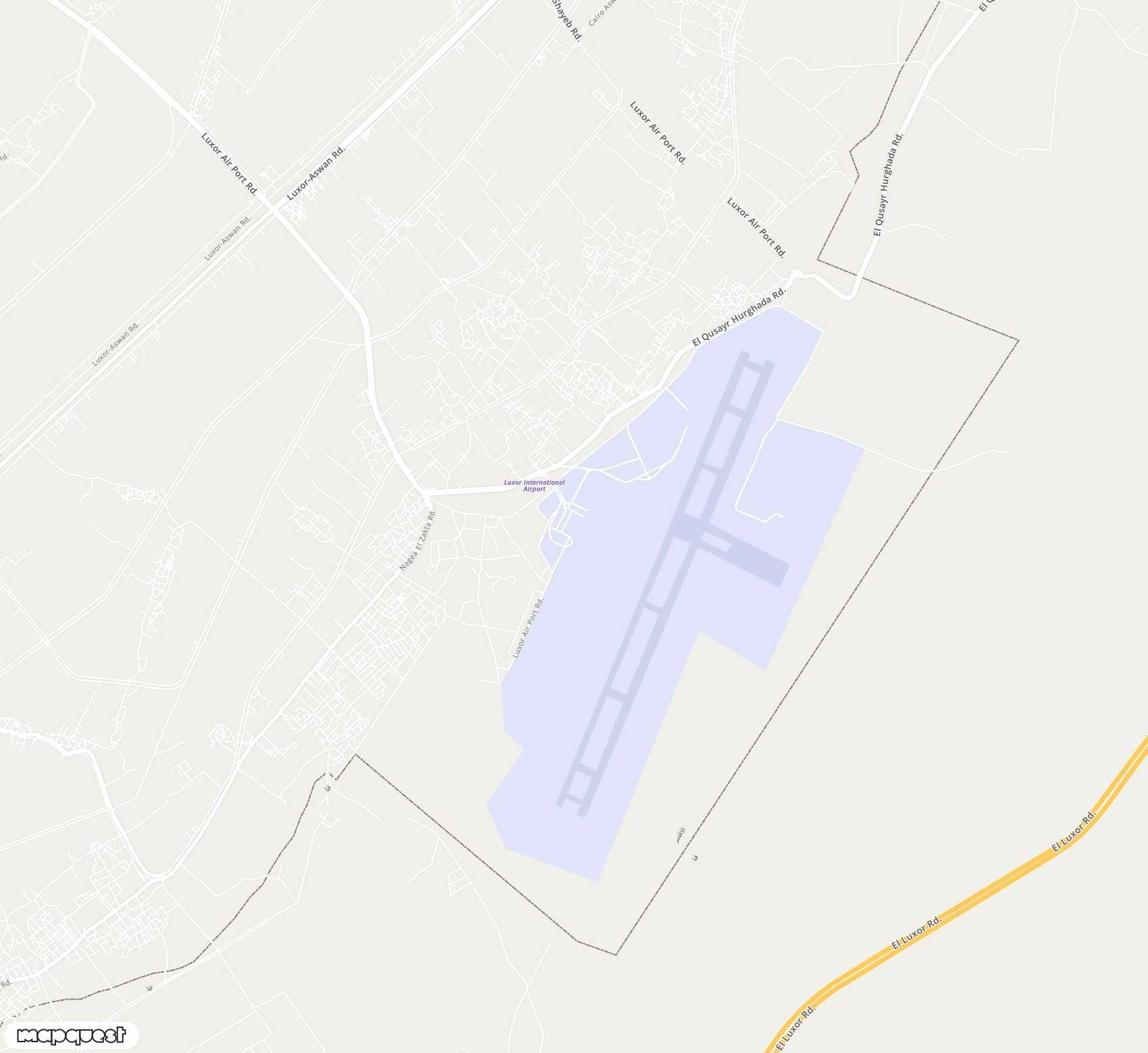 Carte de <span>Aéroport de </span>Luxor<span>(LXR)</span>
