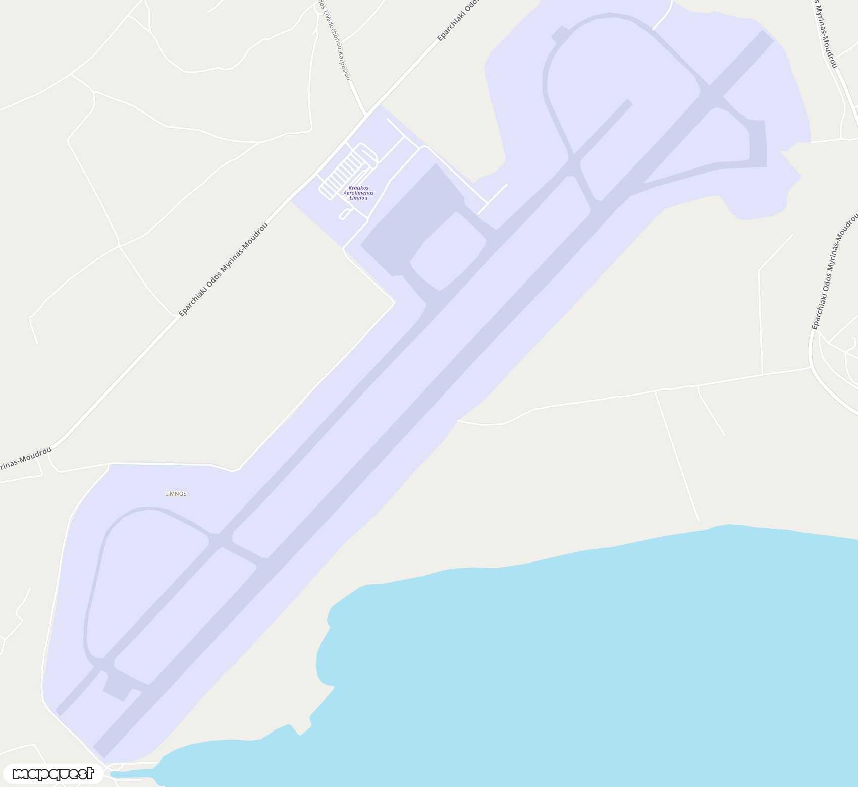 Carte de <span>Aérodrome de </span>Limnos<span>(LXS)</span>